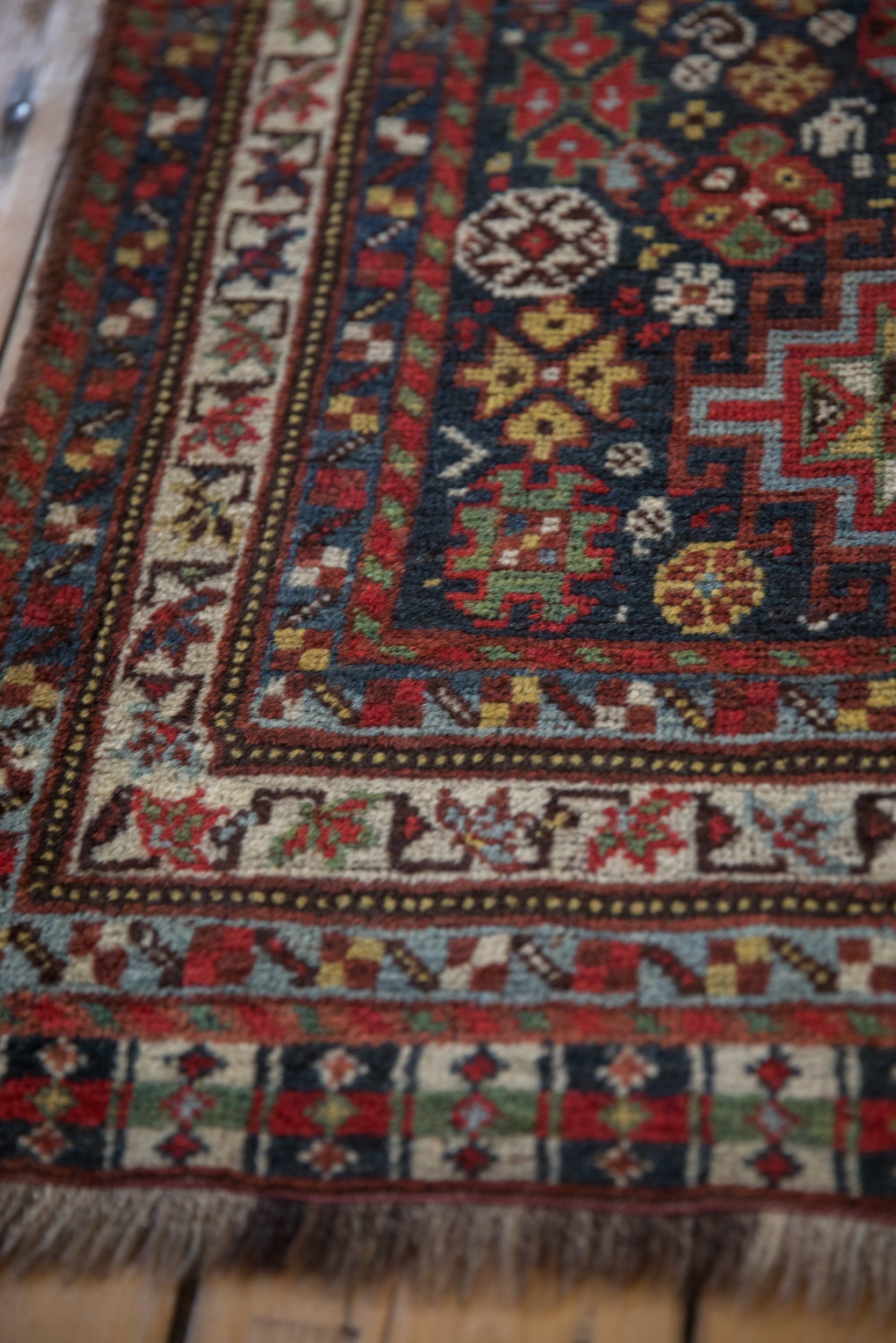 3.5x15 Antique Qashqai Rug Runner by Old New House® - product image 13 for Resin Society