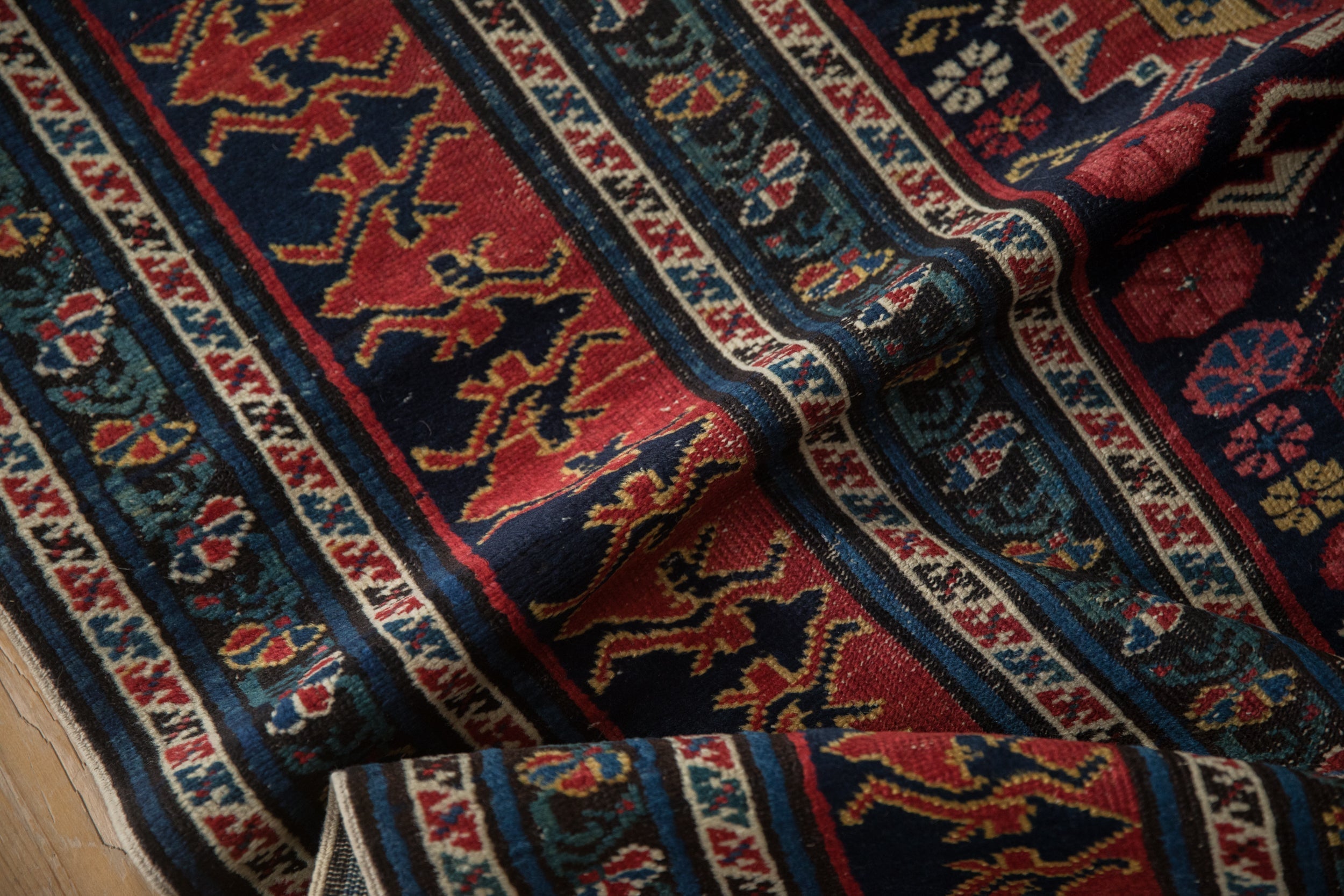3.5x12.5 Antique Shirvan Rug Runner by Old New House® - product image 12 for Resin Society