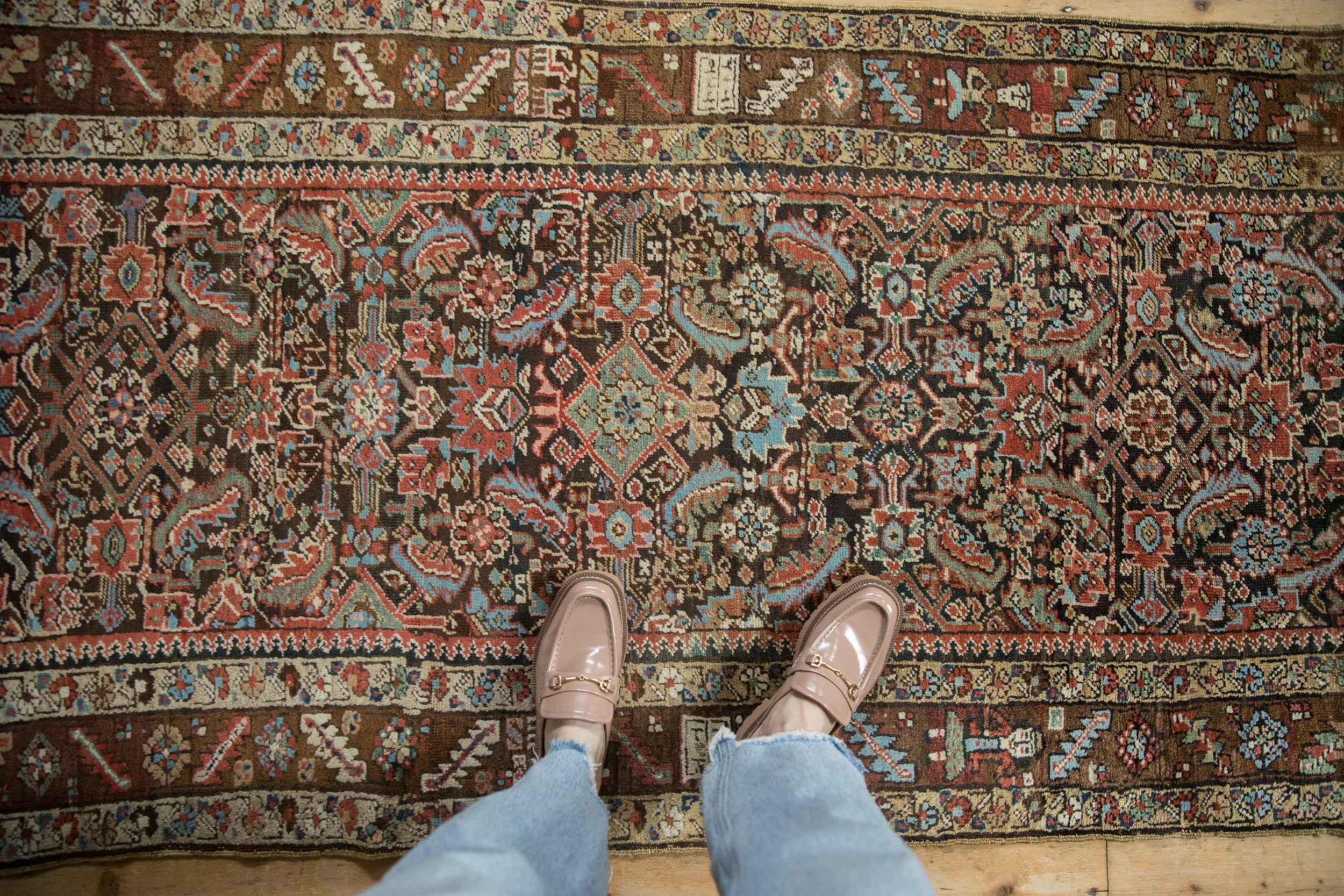 RESERVED 3.5x9.5 Antique Northwest Persian Rug Runner