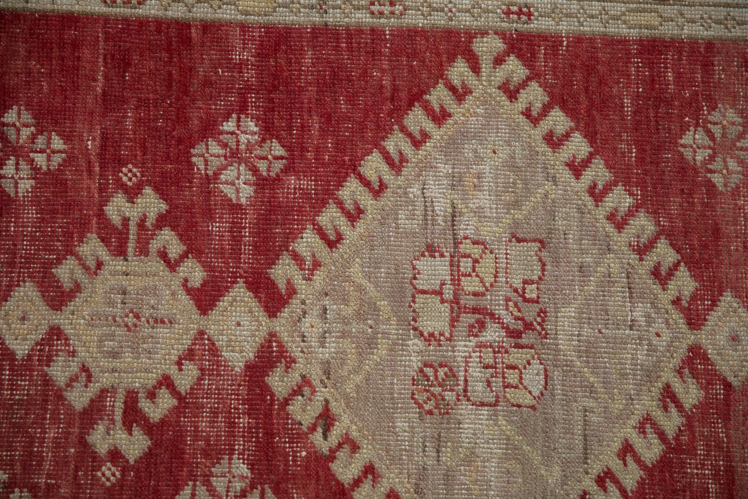 3.5x11 Vintage Distressed Oushak Rug Runner by Old New House® - product image 3 for Resin Society