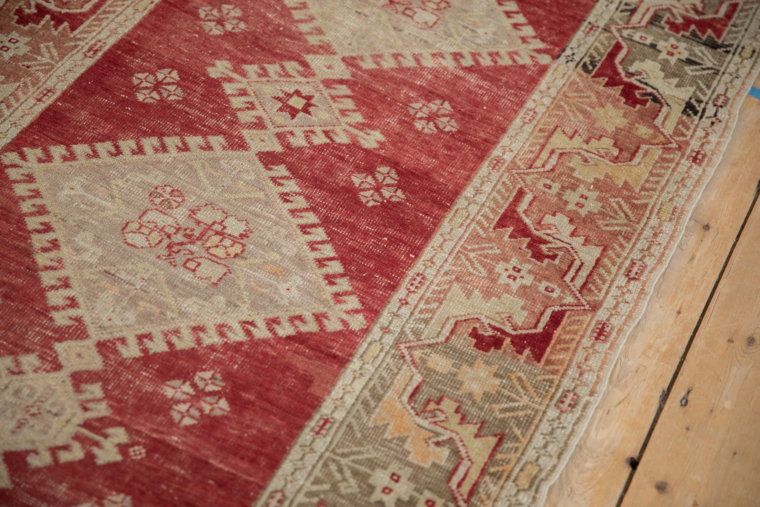 3.5x11 Vintage Distressed Oushak Rug Runner by Old New House® - product image 8 for Resin Society