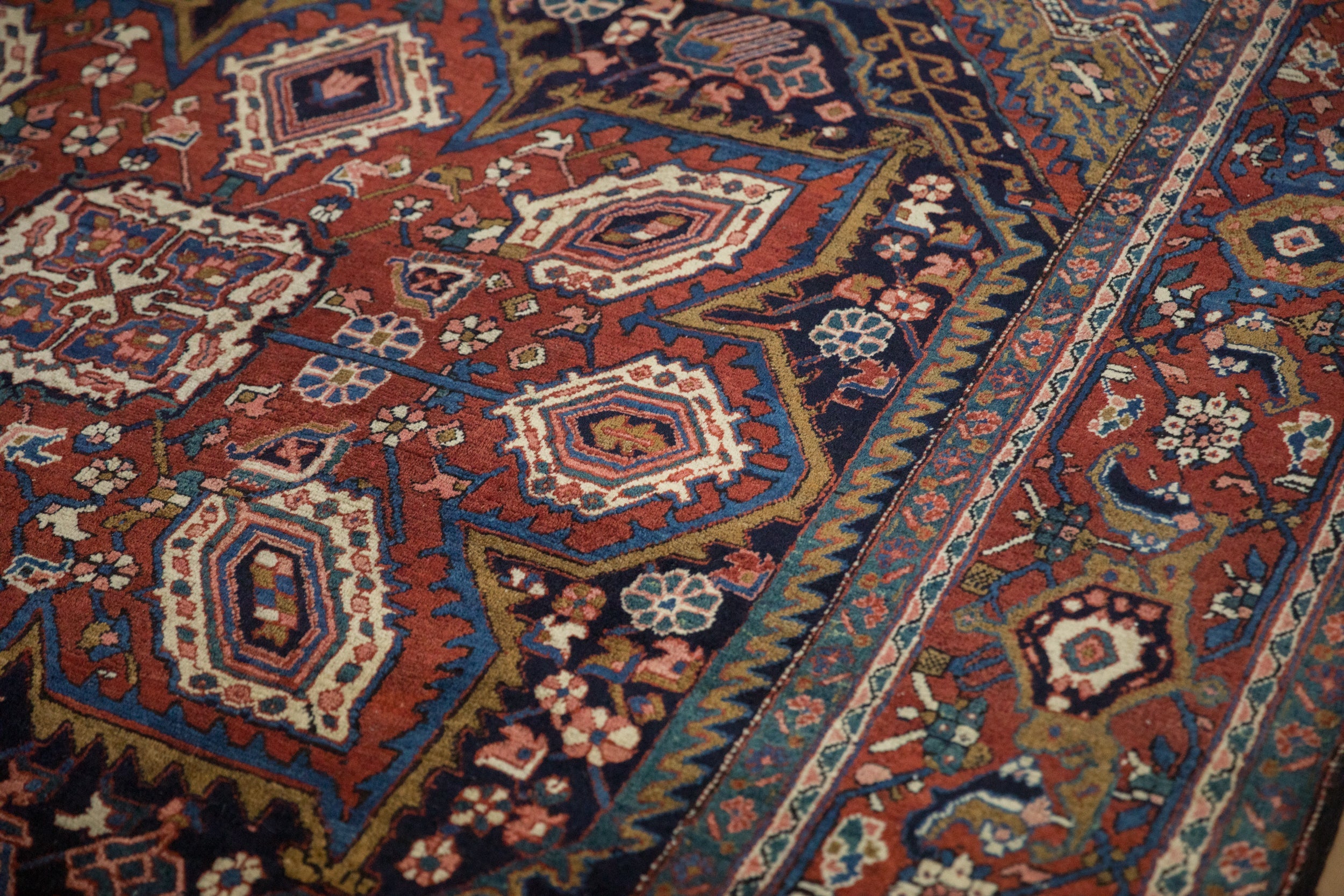 7.5x10.5 Vintage Heriz Carpet by Old New House® - product image 8 for Resin Society