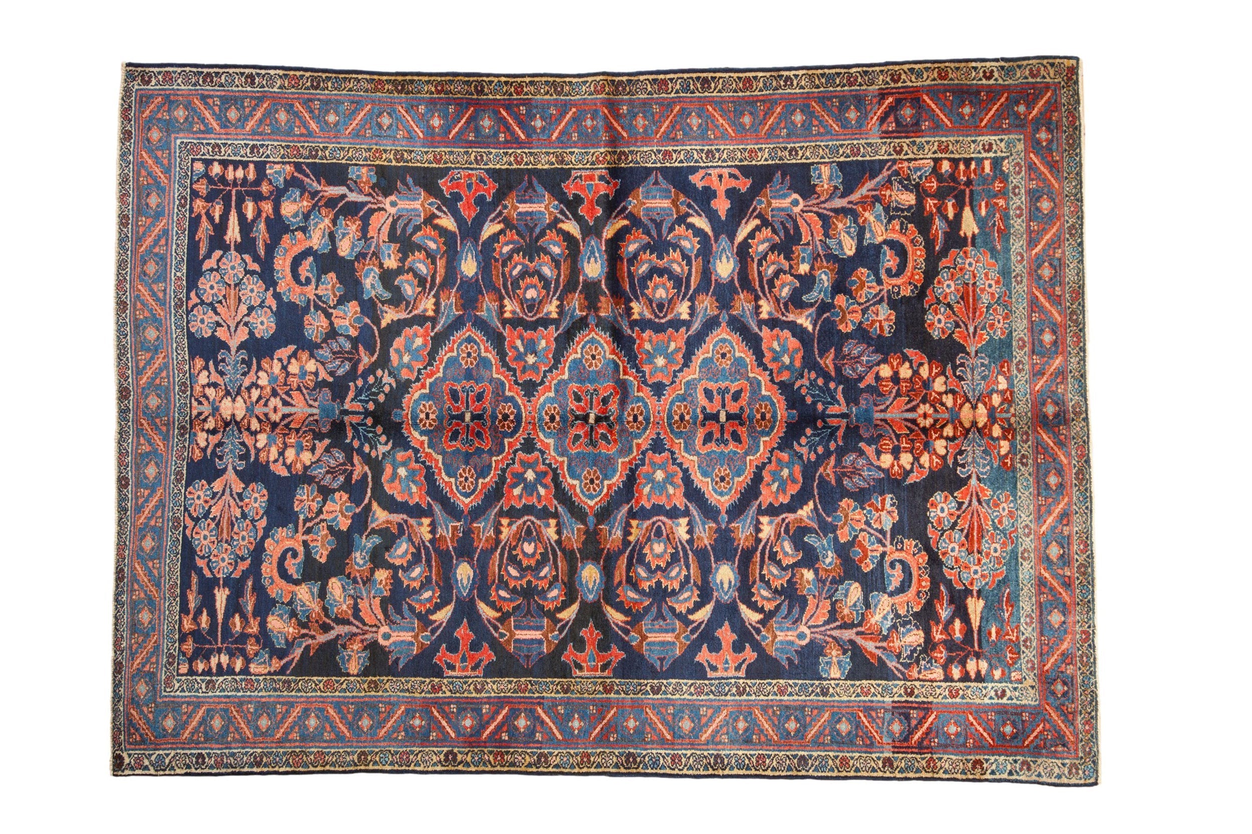 5.5x7.5 Vintage Fine Lilihan Carpet by Old New House® - main product image for Resin Society