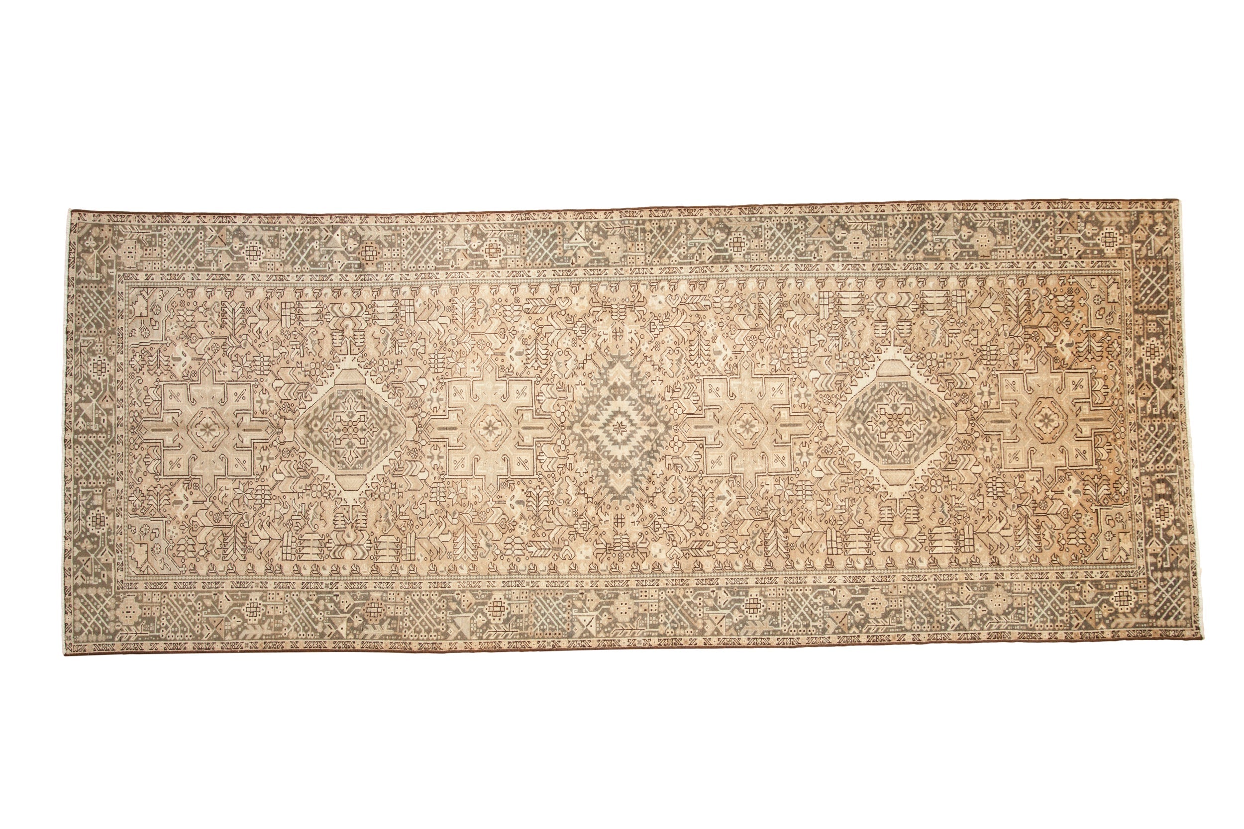 5x12.5 Vintage Distressed Karaja Rug Runner by Old New House® - main product image for Resin Society