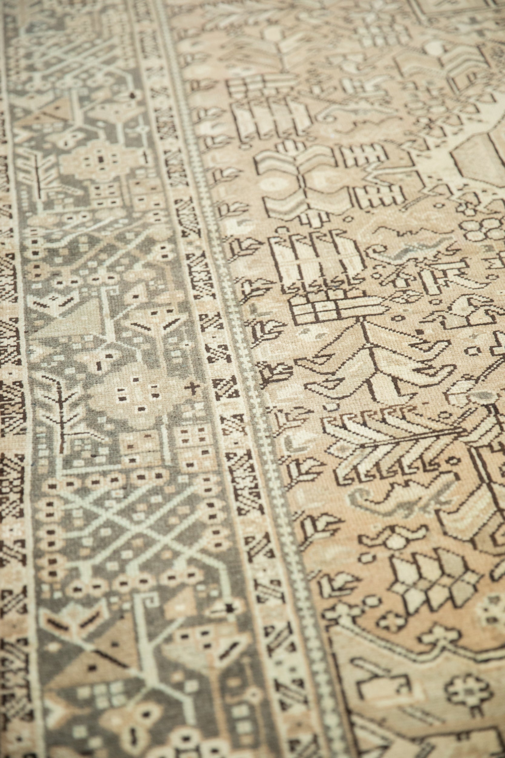 5x12.5 Vintage Distressed Karaja Rug Runner by Old New House® - product image 5 for Resin Society