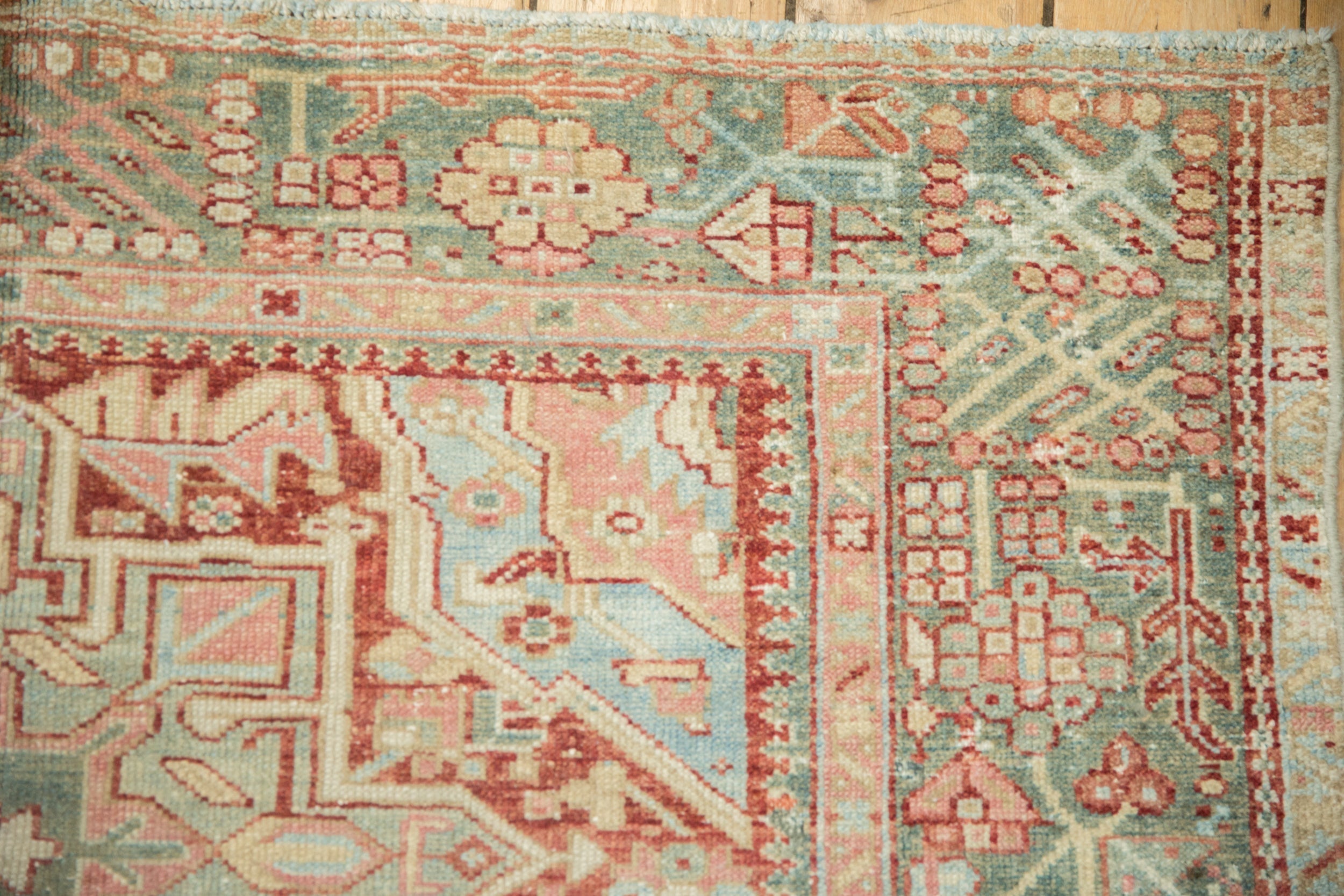 4.5x12 Vintage Distressed Karaja Rug Runner by Old New House® - product image 4 for Resin Society