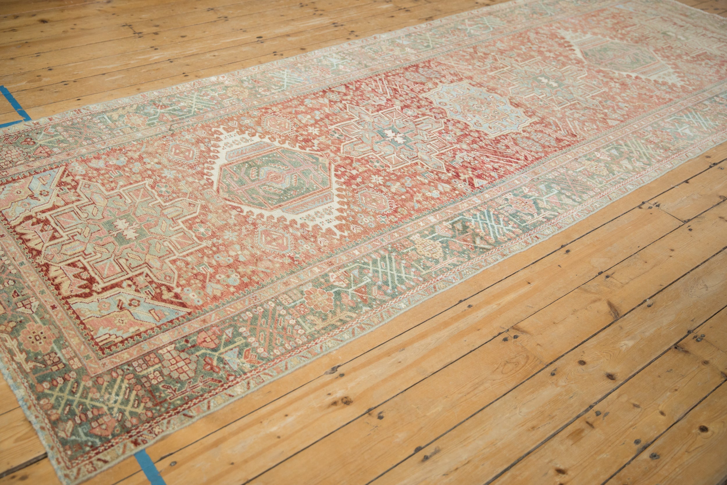 4.5x12 Vintage Distressed Karaja Rug Runner by Old New House® - product image 7 for Resin Society