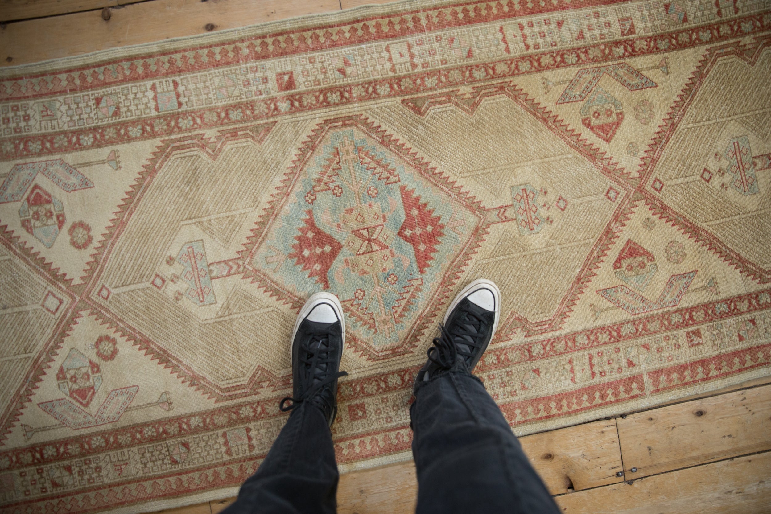 3x13 Vintage Distressed Serab Rug Runner by Old New House® - product image 2 for Resin Society