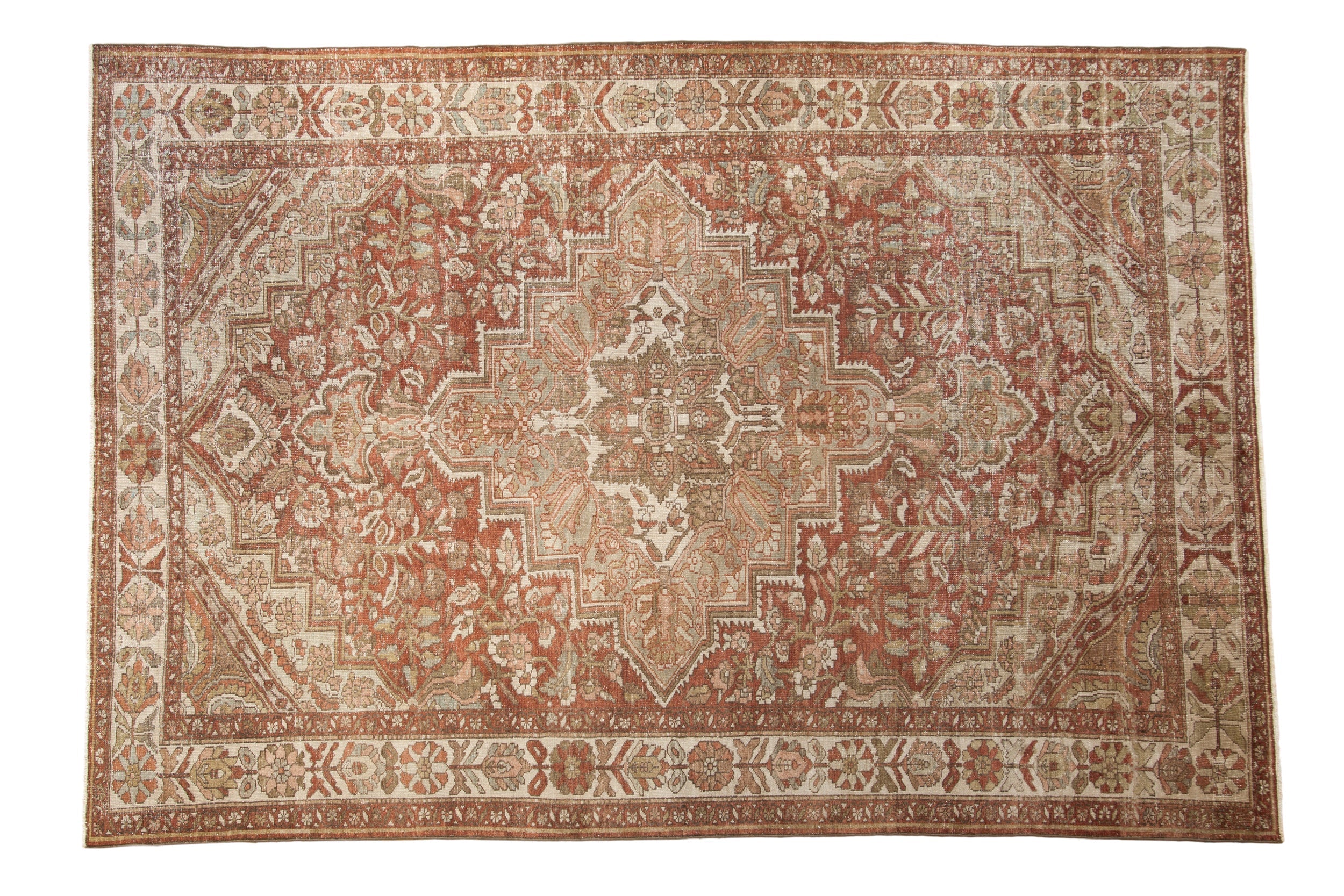 7x10 Vintage Distressed Baktiari Carpet by Old New House® - main product image for Resin Society