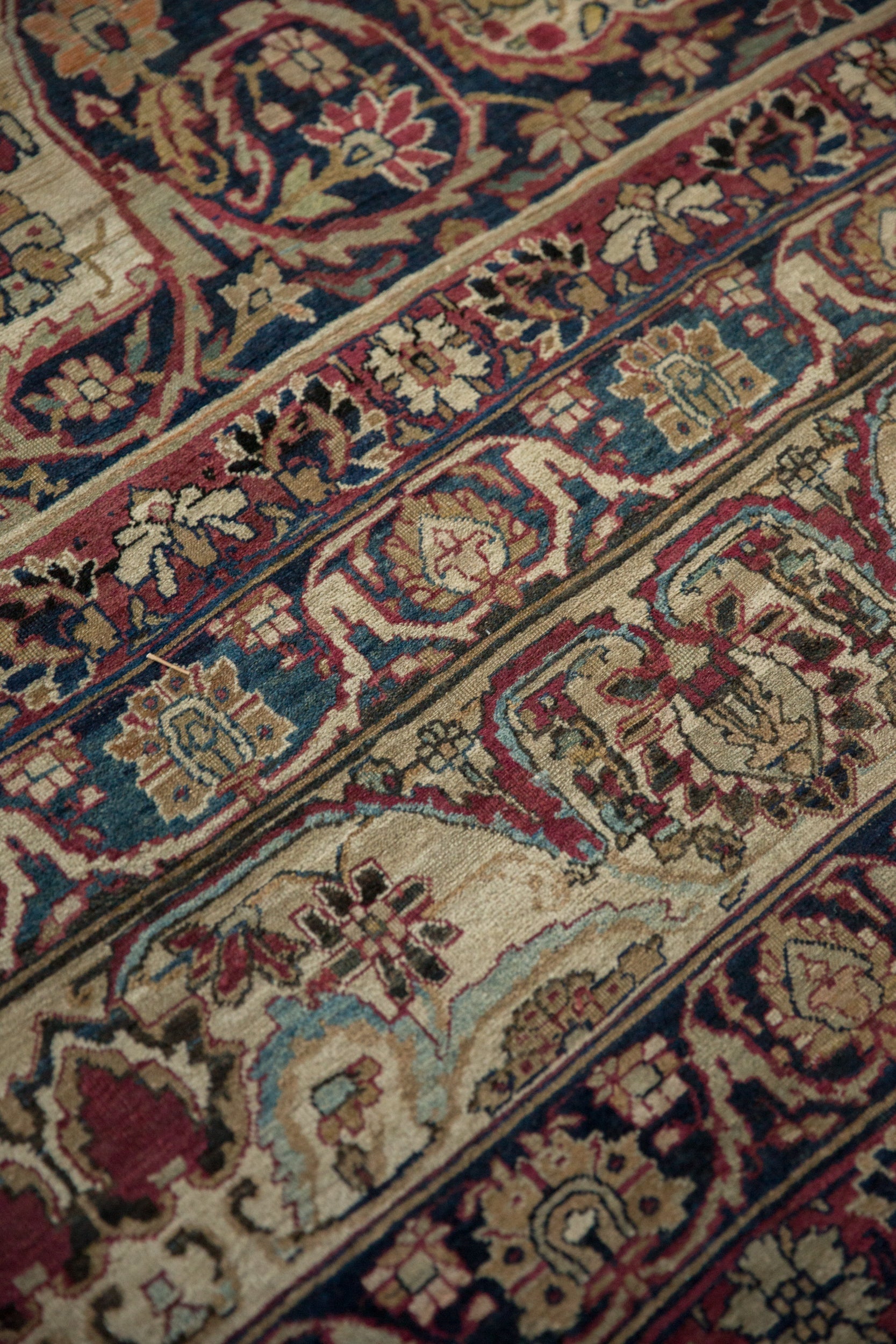11.5x16 Antique Fine Kerman Carpet by Old New House® - product image 14 for Resin Society
