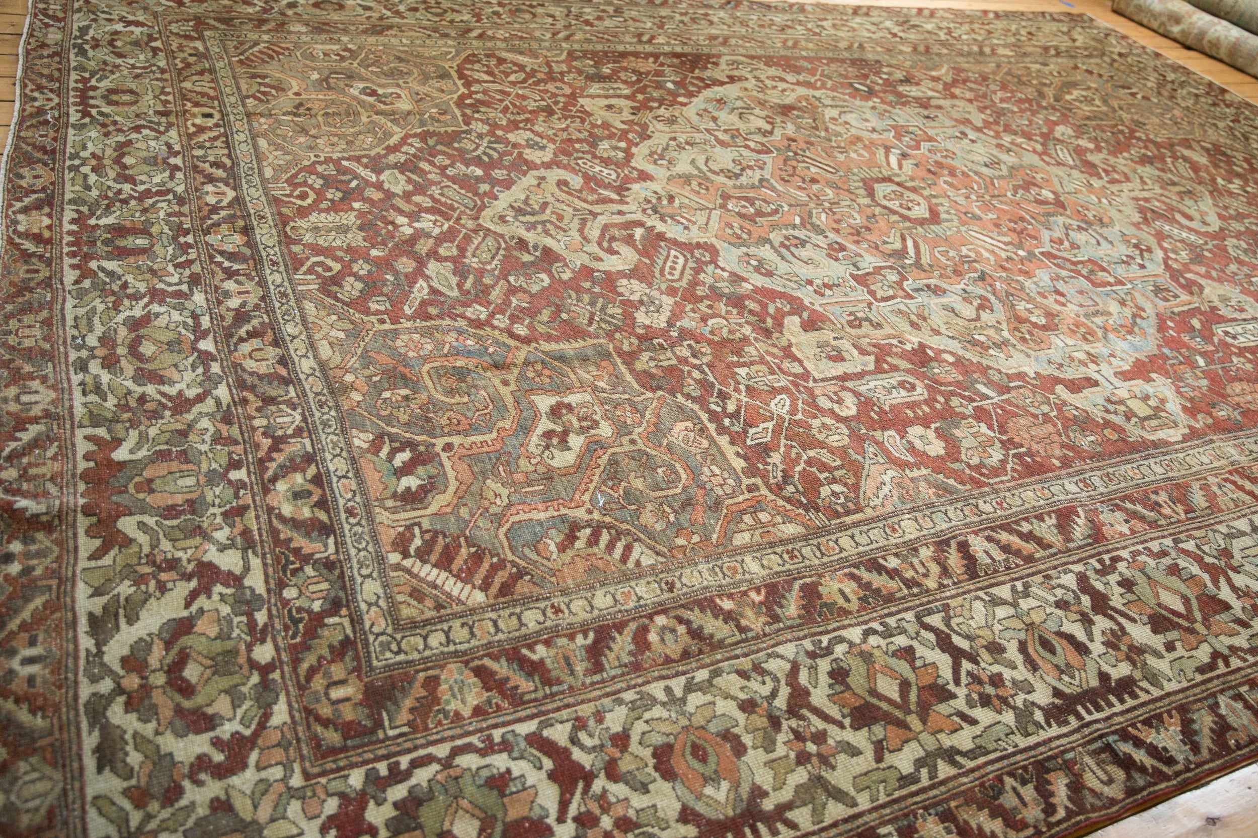 11.5x15 Vintage Distressed Baktiari Carpet by Old New House® - product image 11 for Resin Society