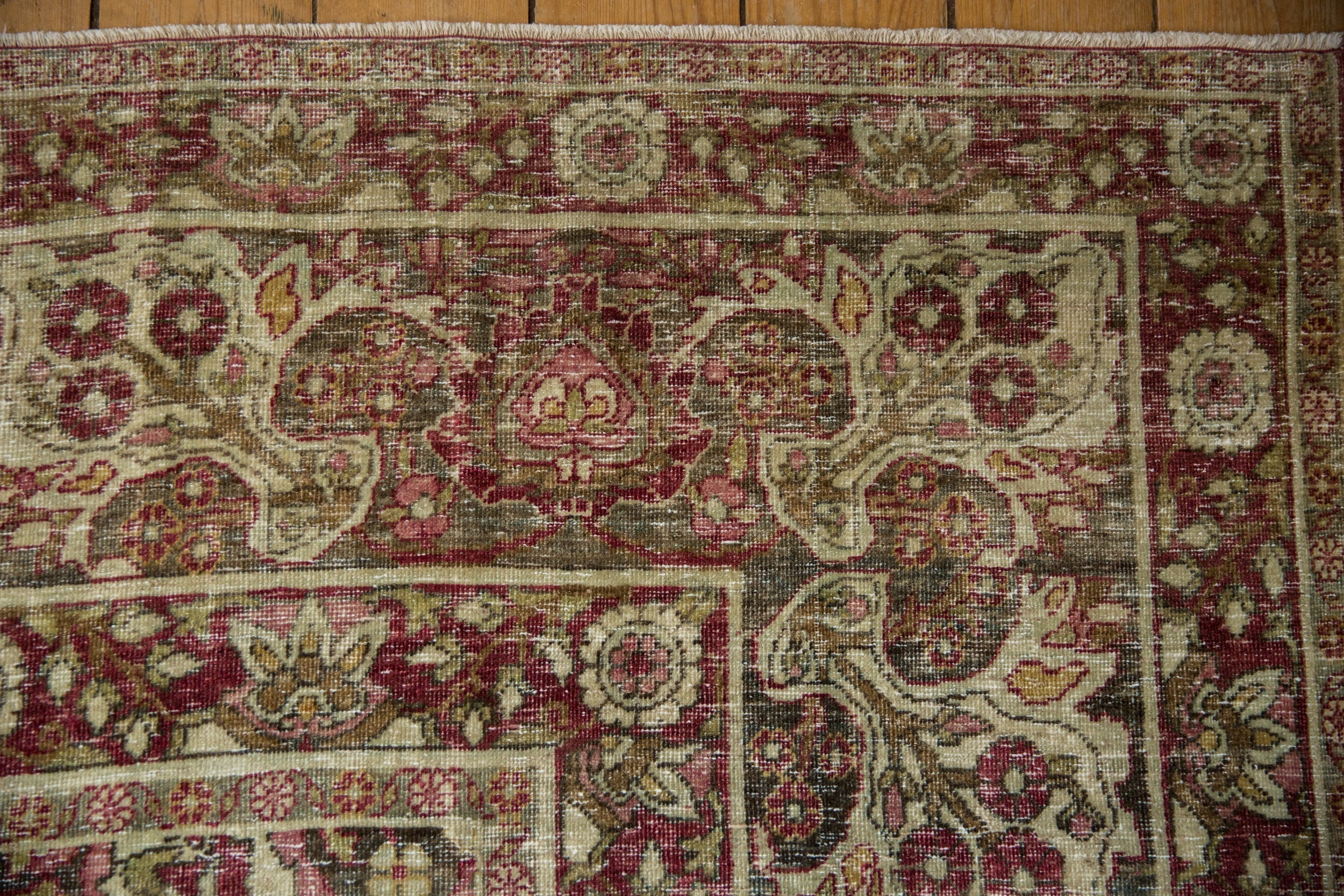 10x15.5 Antique Distressed Kerman Carpet by Old New House® - product image 4 for Resin Society