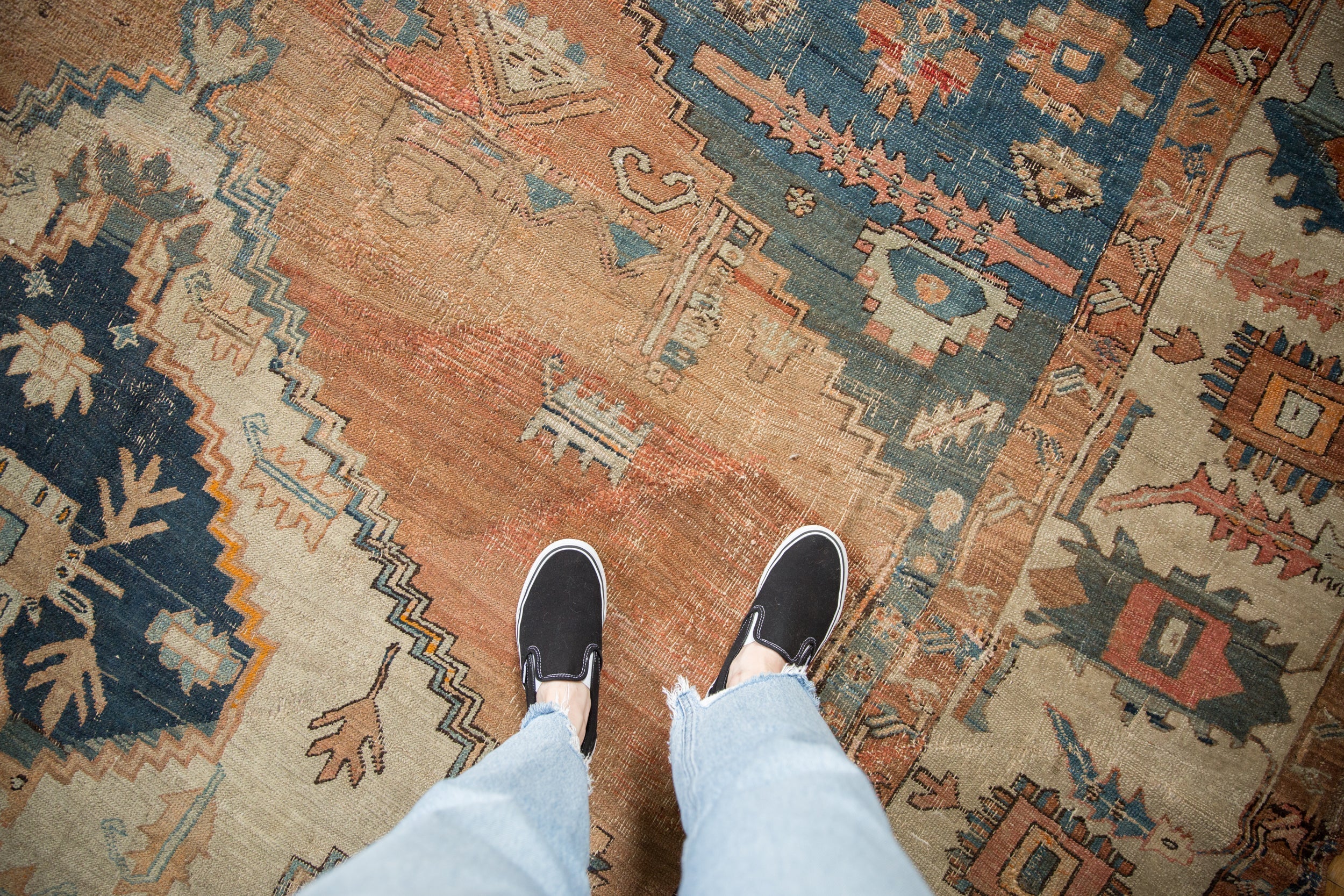 10x12.5 Antique Serapi Carpet by Old New House® - product image 2 for Resin Society