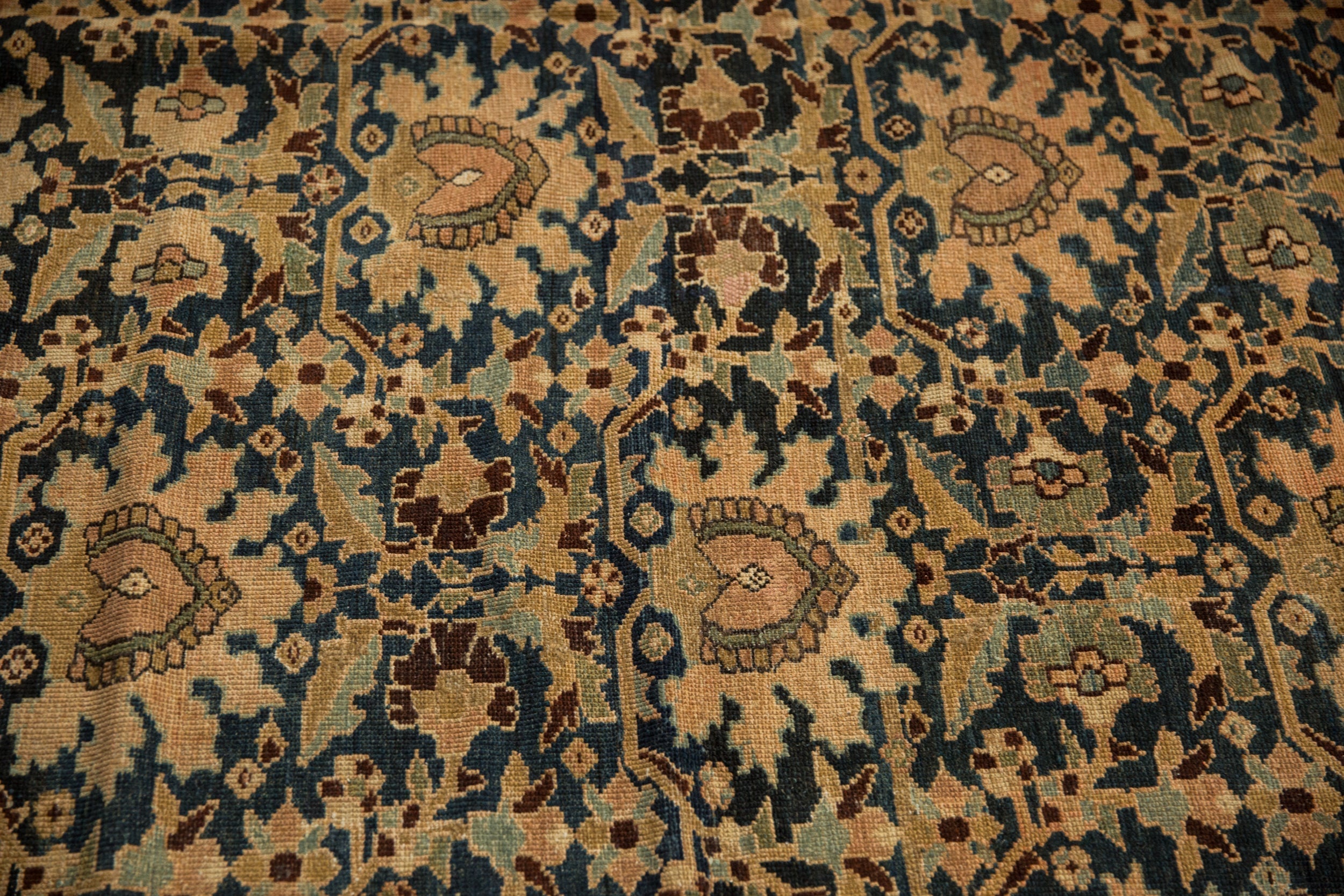 12x23.5 Antique Tea Washed Malayer Carpet by Old New House® - product image 3 for Resin Society