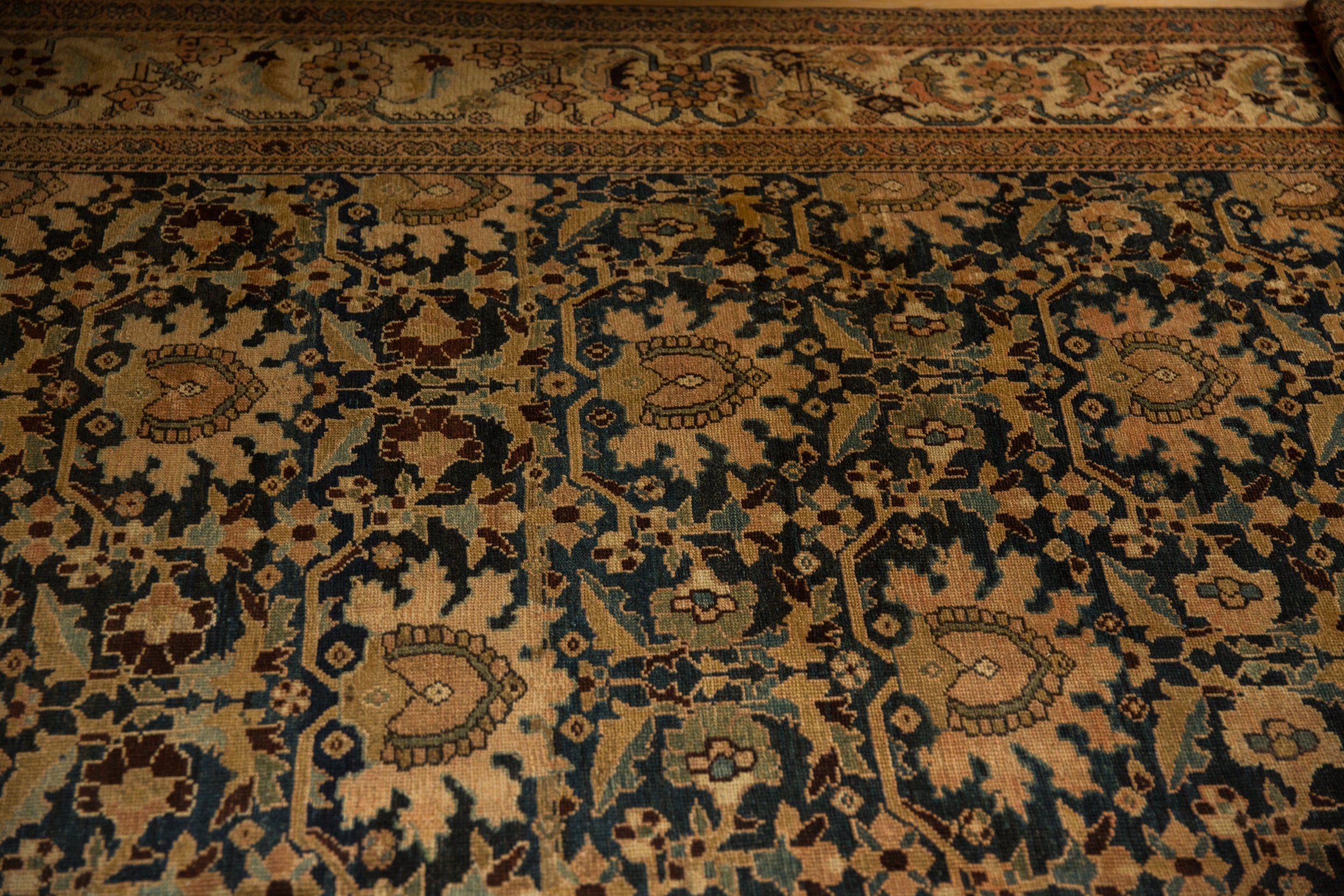 12x23.5 Antique Tea Washed Malayer Carpet by Old New House® - product image 4 for Resin Society