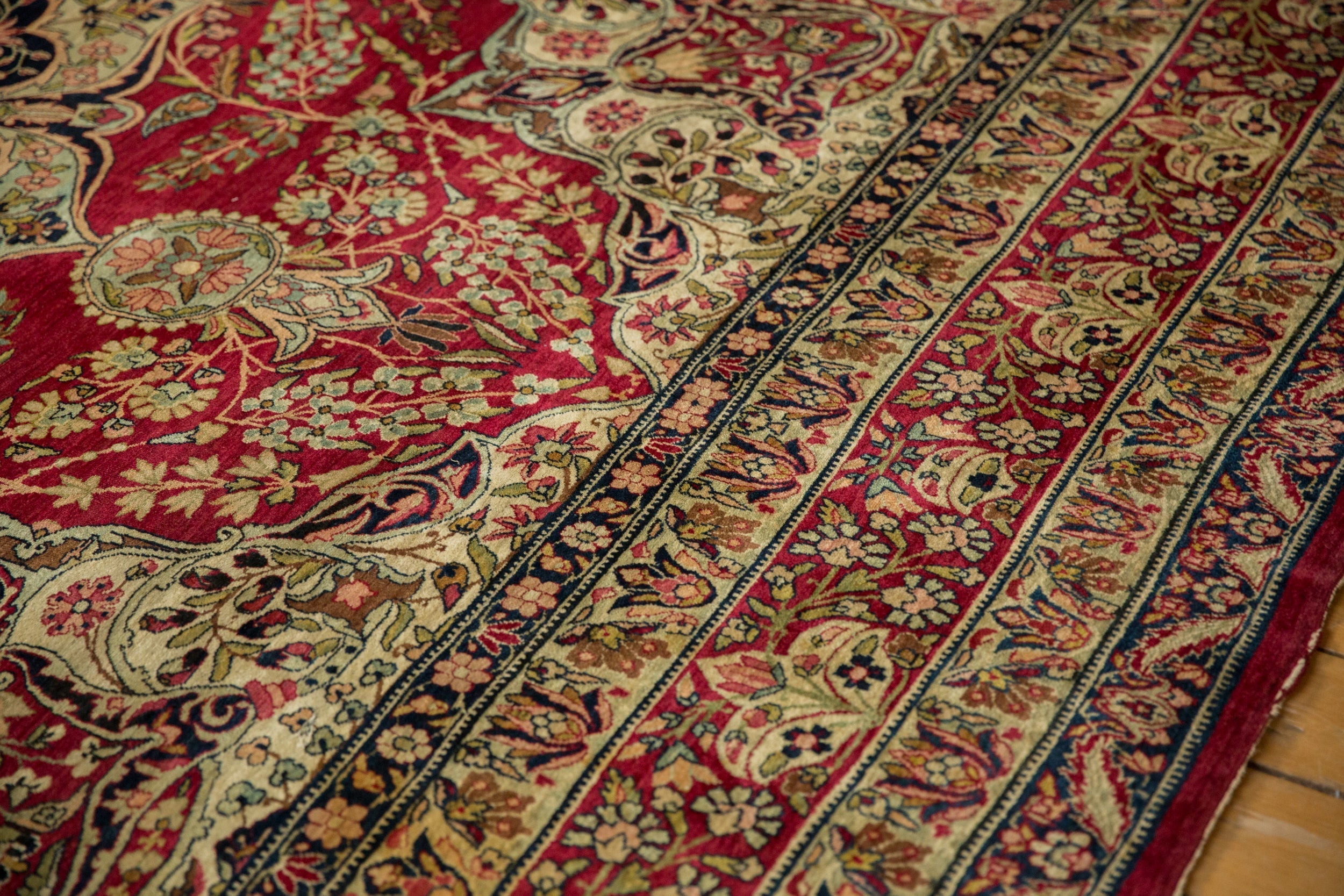 9x12 Antique Fine Tea Washed Kerman Carpet by Old New House® - product image 13 for Resin Society