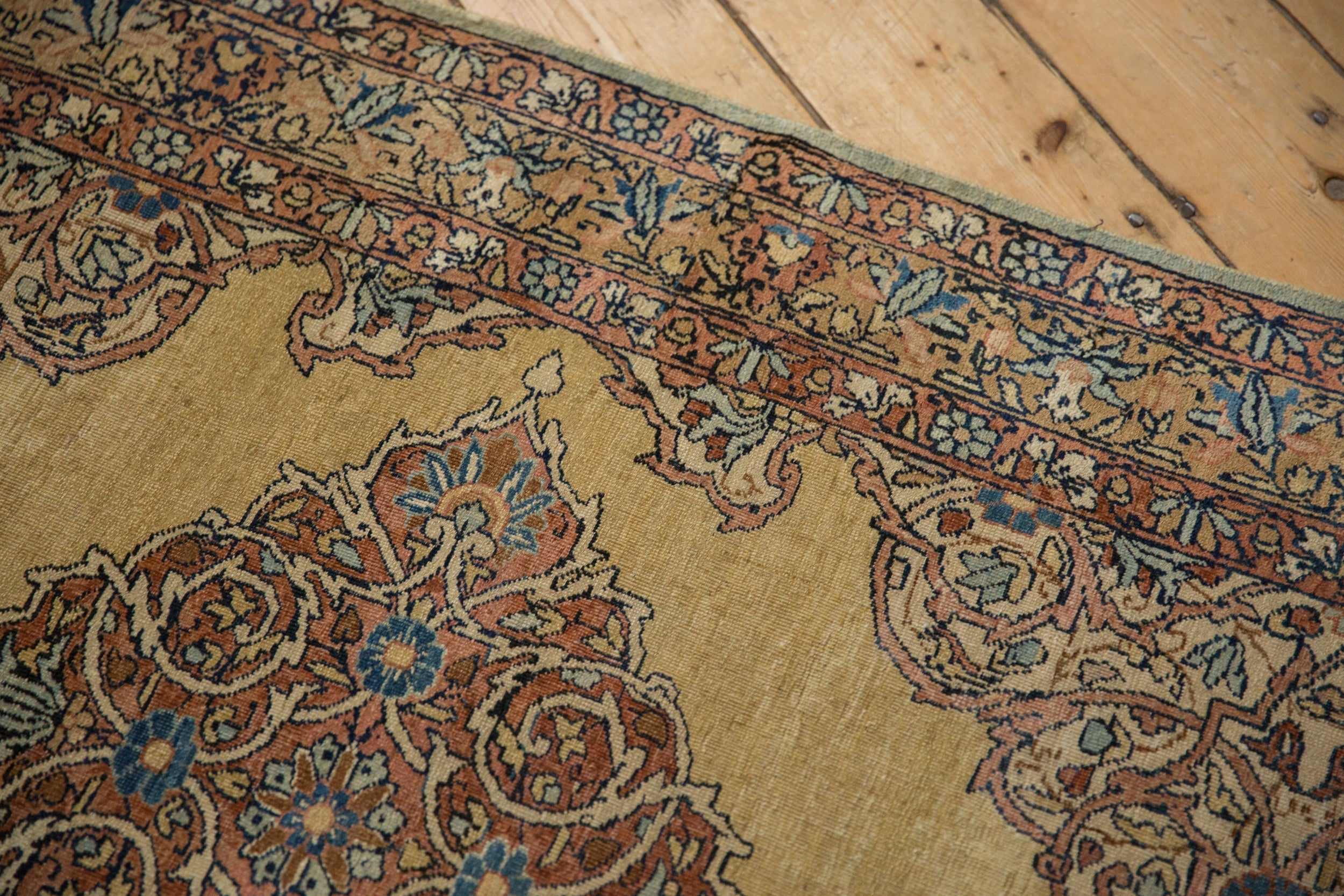 RESERVED 3.5x16 Vintage Tea Washed Kerman Rug Runner