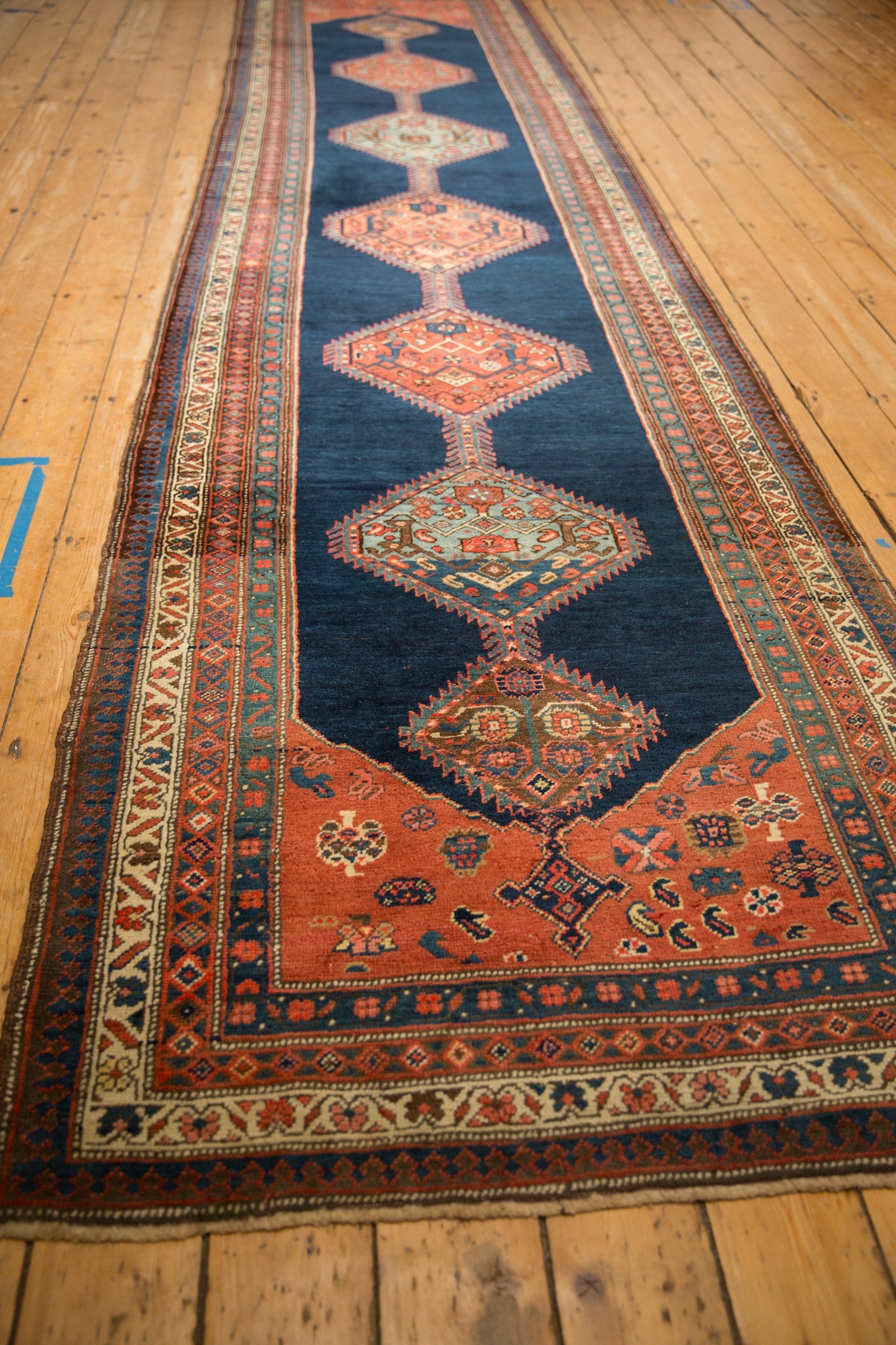3.5x15 Antique Bijar Rug Runner by Old New House® - product image 4 for Resin Society