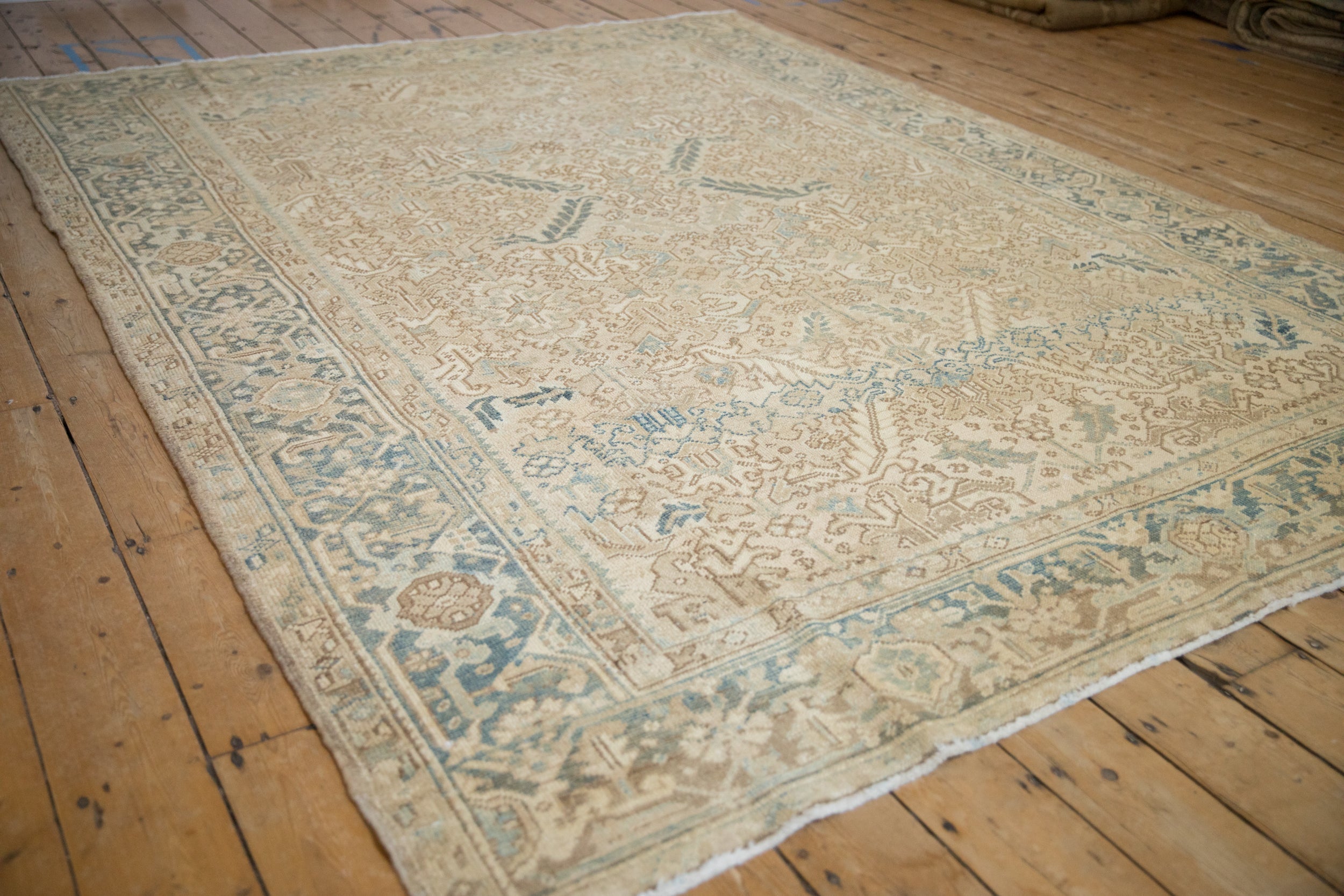 7.5x9.5 Vintage Distressed Heriz Carpet by Old New House® - product image 7 for Resin Society