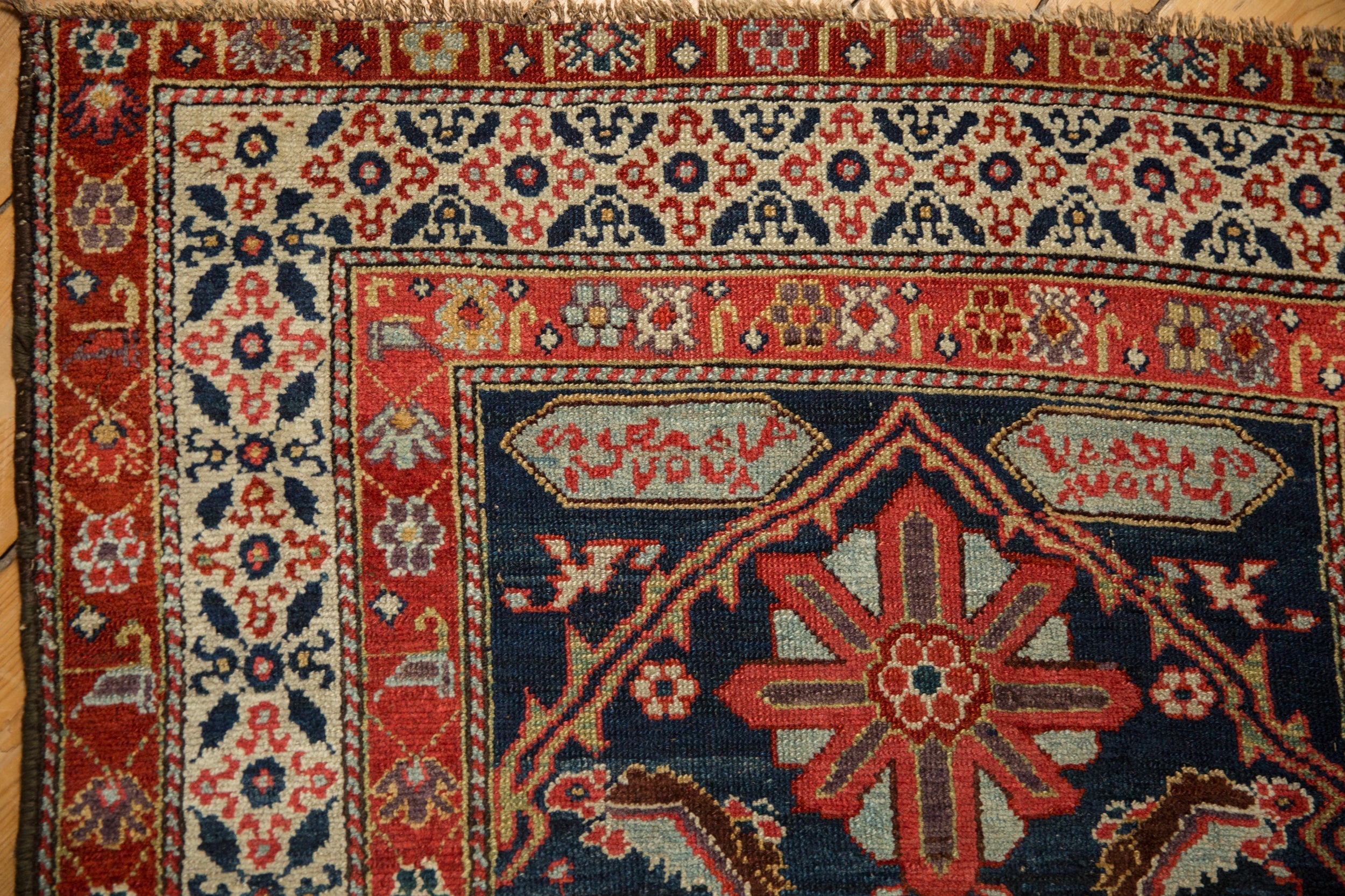 3.5x15.5 Antique Fine Malayer Rug Runner by Old New House® - product image 3 for Resin Society
