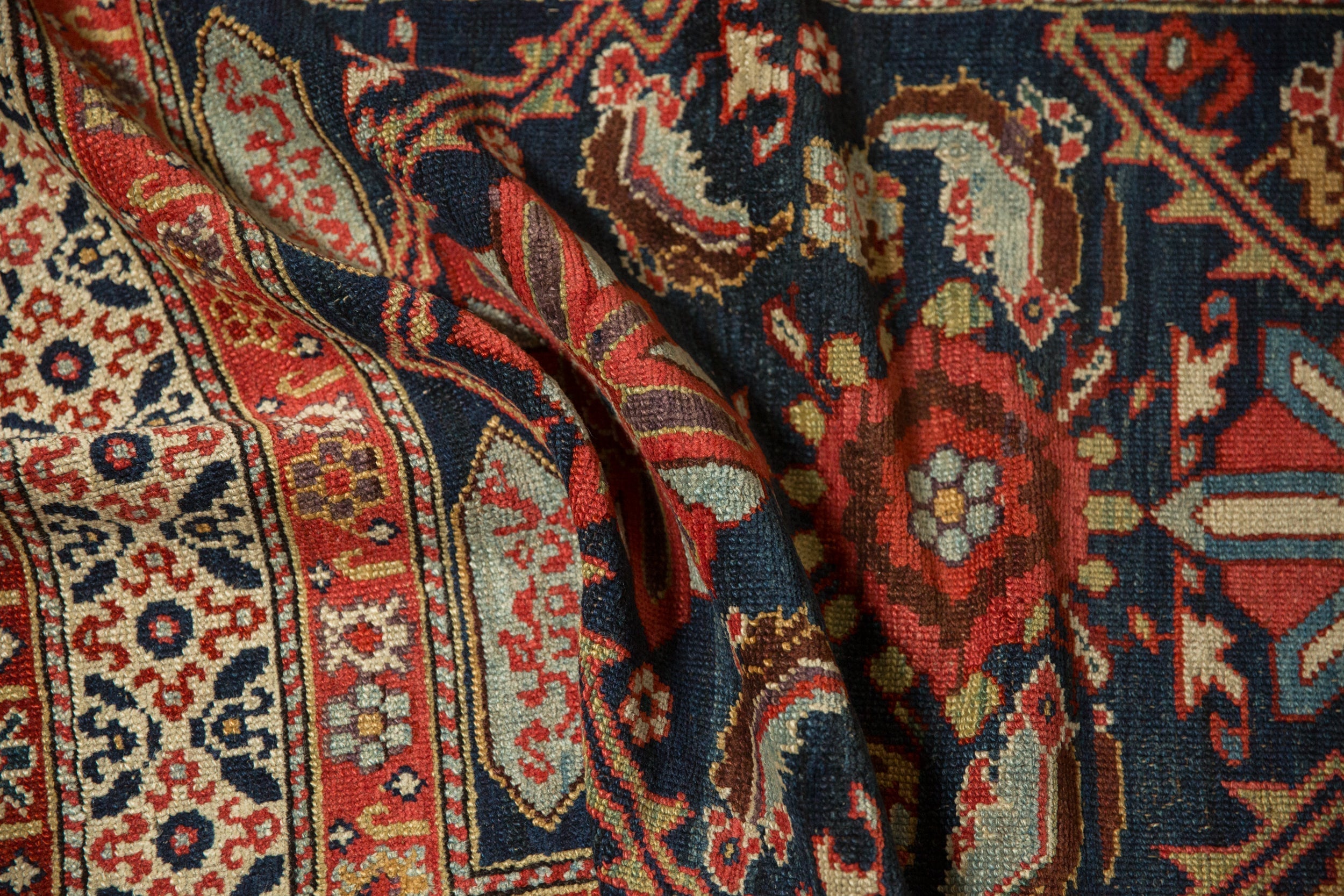 3.5x15.5 Antique Fine Malayer Rug Runner by Old New House® - product image 7 for Resin Society