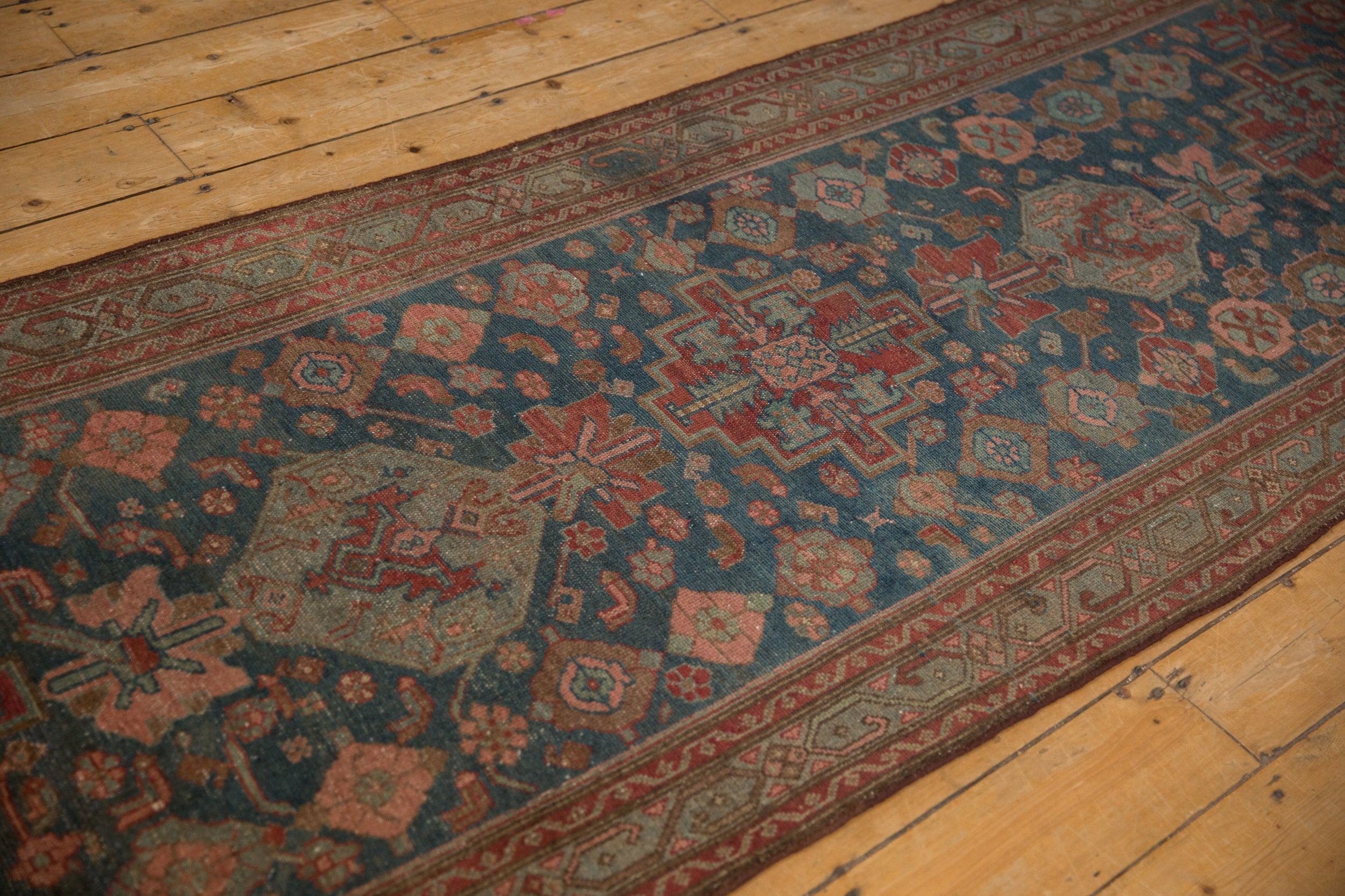 3.5x15.5 Vintage Distressed Malayer Rug Runner by Old New House® - product image 5 for Resin Society