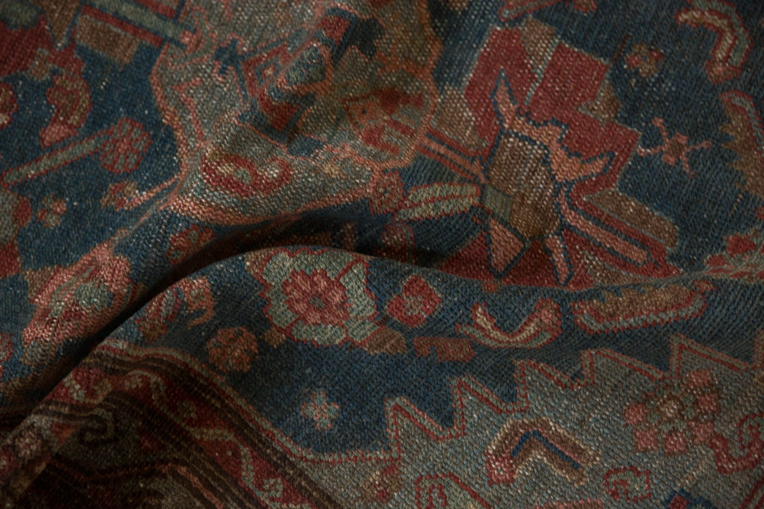 3.5x15.5 Vintage Distressed Malayer Rug Runner by Old New House® - product image 9 for Resin Society