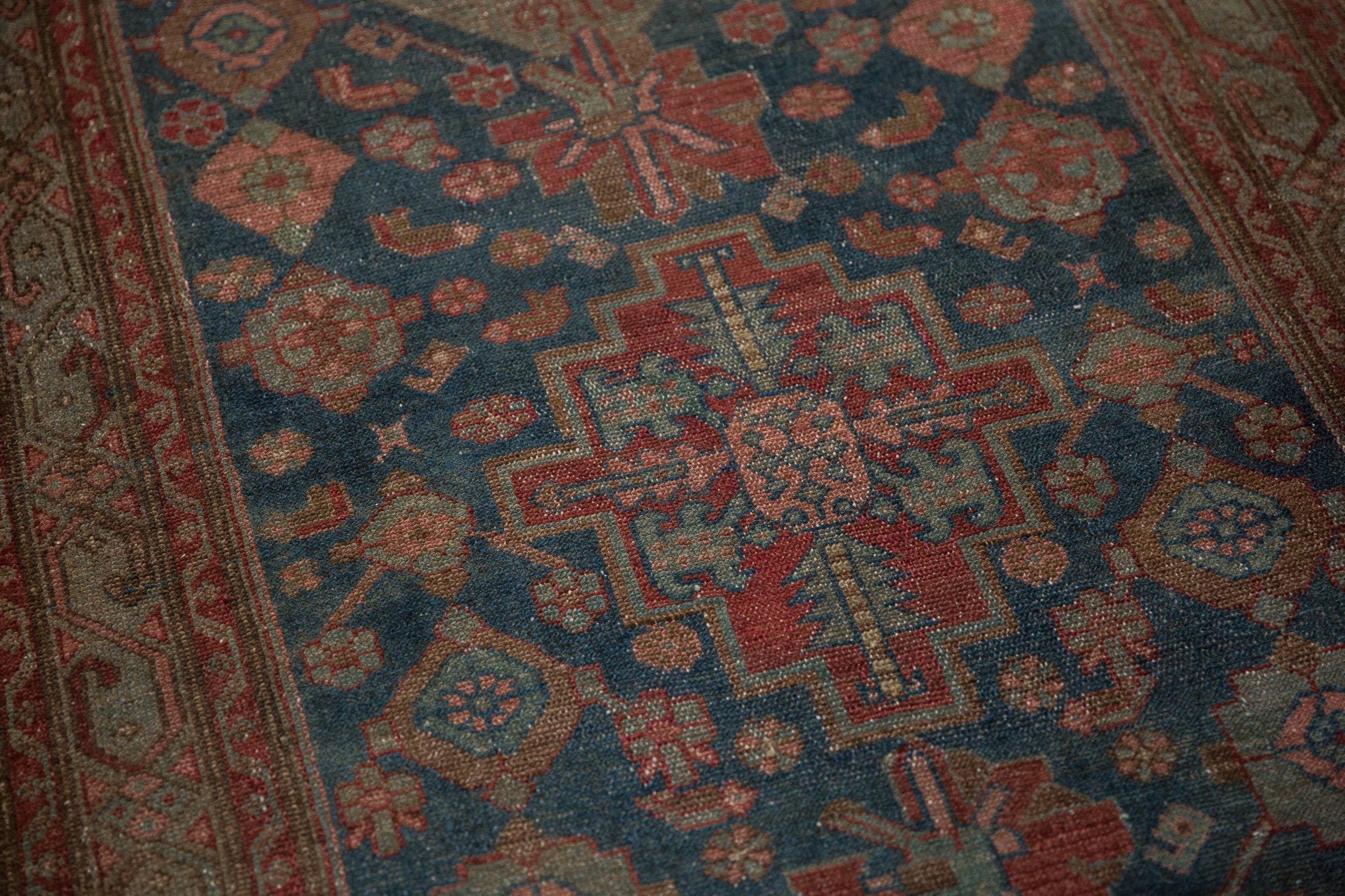 3.5x15.5 Vintage Distressed Malayer Rug Runner by Old New House® - product image 11 for Resin Society