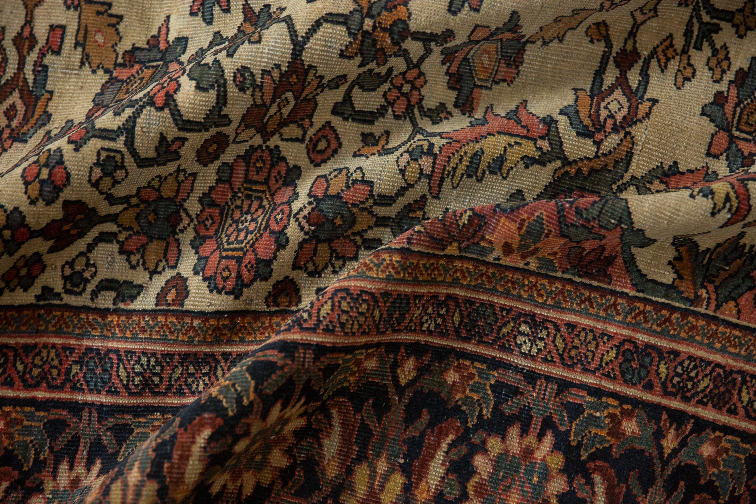 7x10 Antique Farahan Sarouk Carpet by Old New House® - product image 8 for Resin Society