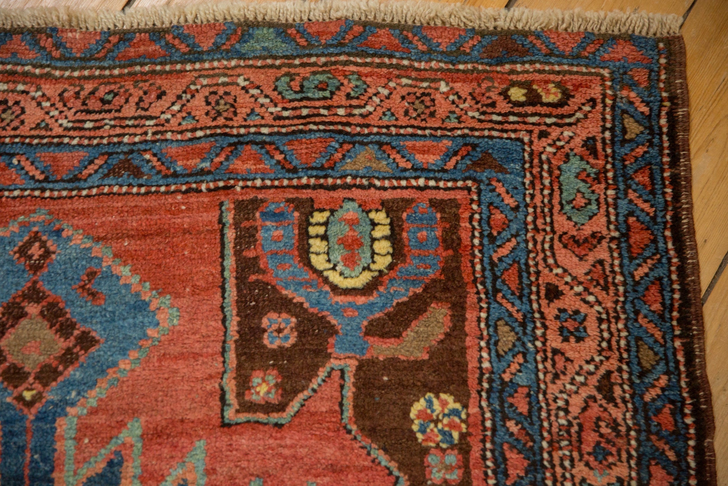3.5x16.5 Antique Heriz Rug Runner by Old New House® - product image 3 for Resin Society