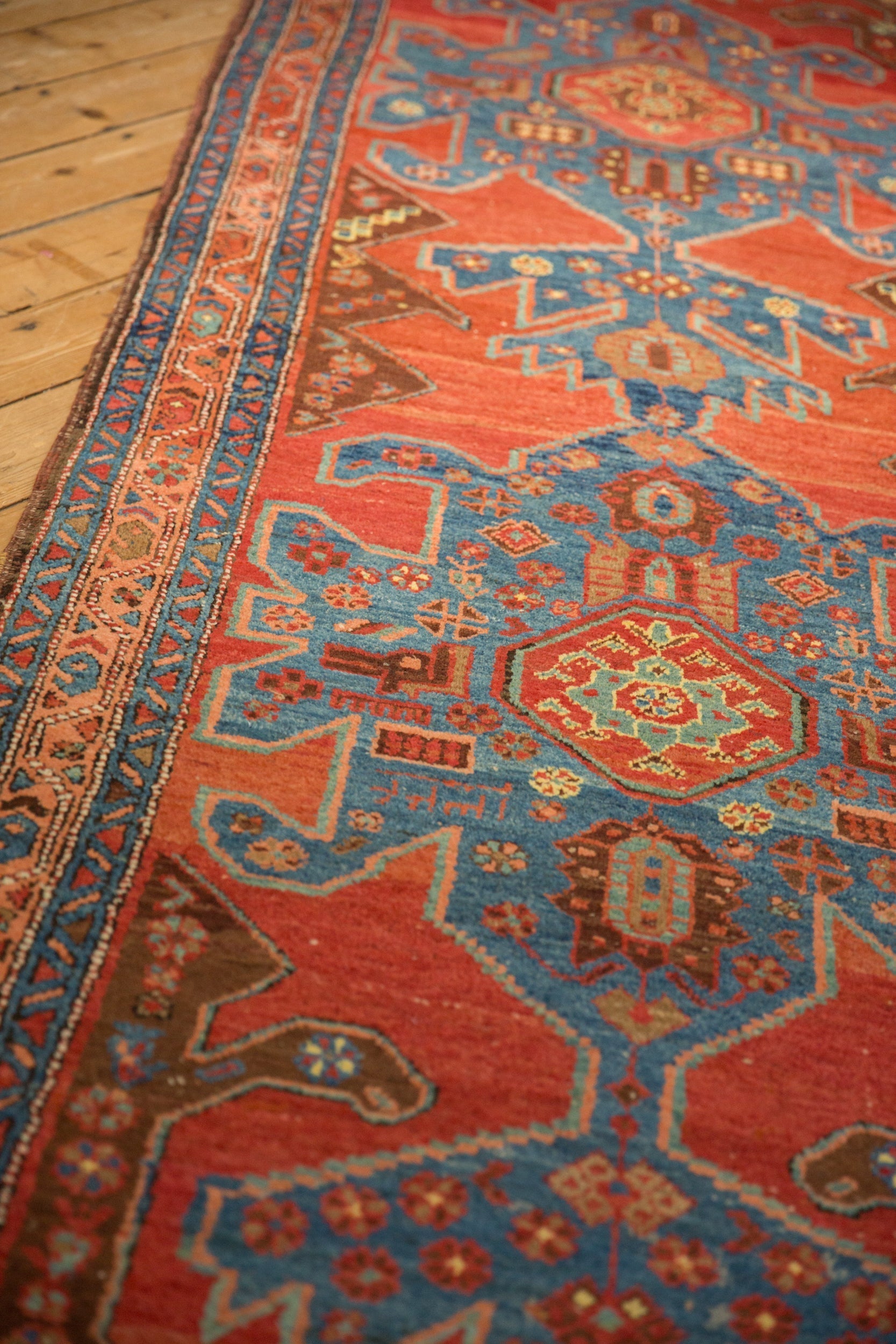 3.5x16.5 Antique Heriz Rug Runner by Old New House® - product image 5 for Resin Society