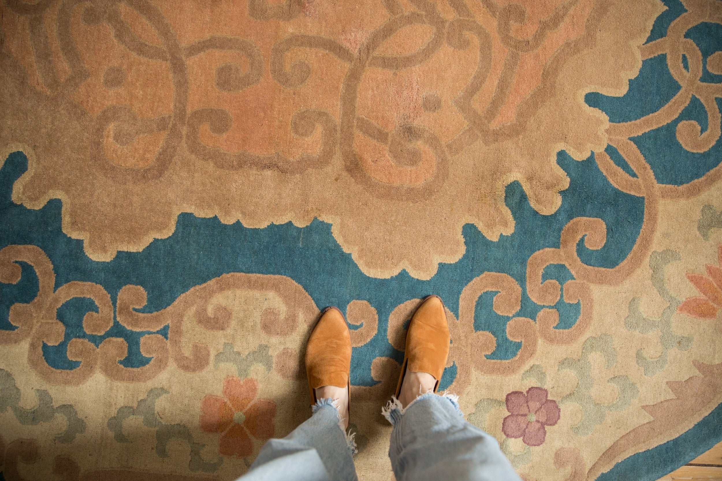8x10 Antique Chinese Arts And Crafts Design Carpet by Old New House® - product image 2 for Resin Society