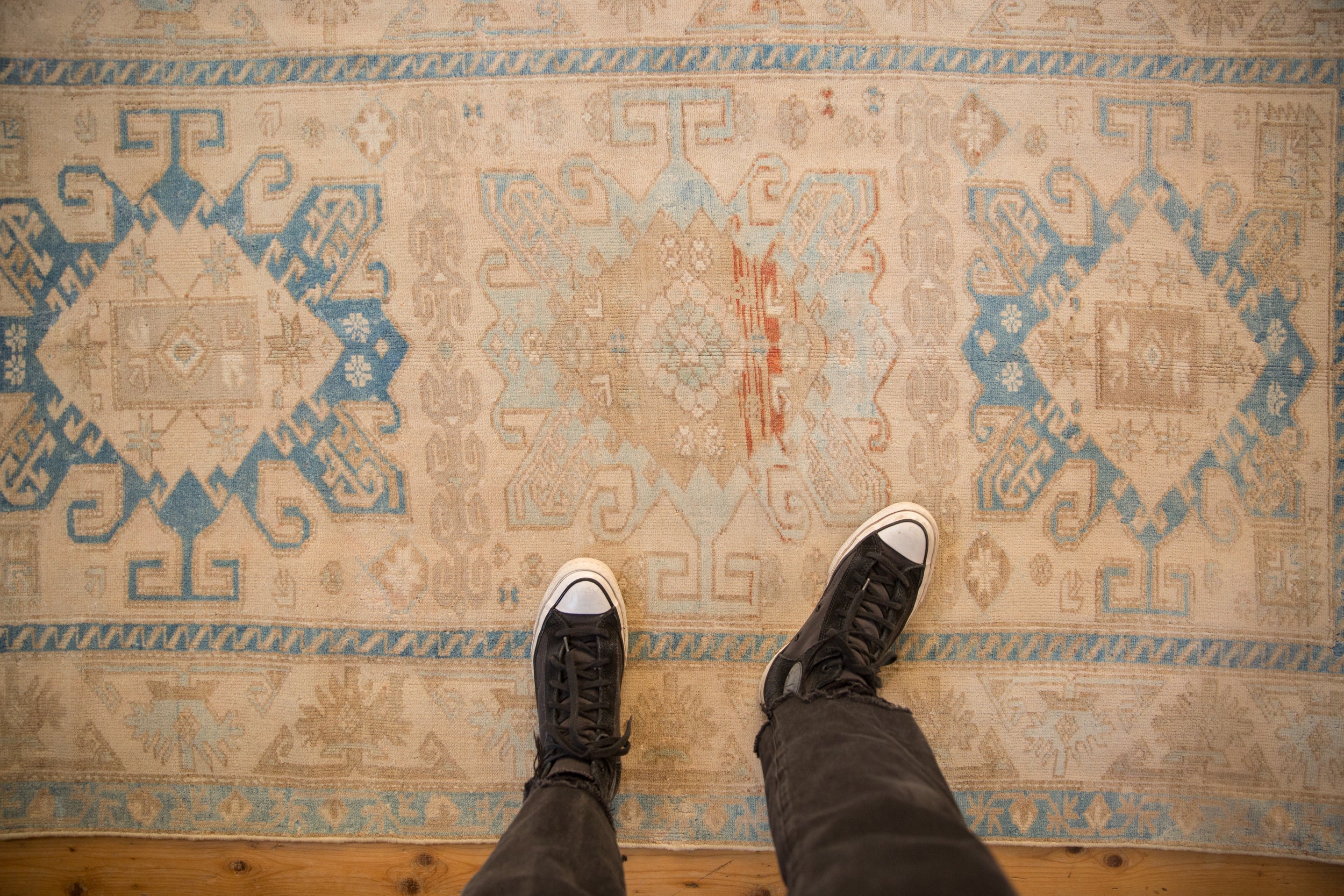 3.5x6 Vintage Distressed Malayer Rug by Old New House® - product image 2 for Resin Society