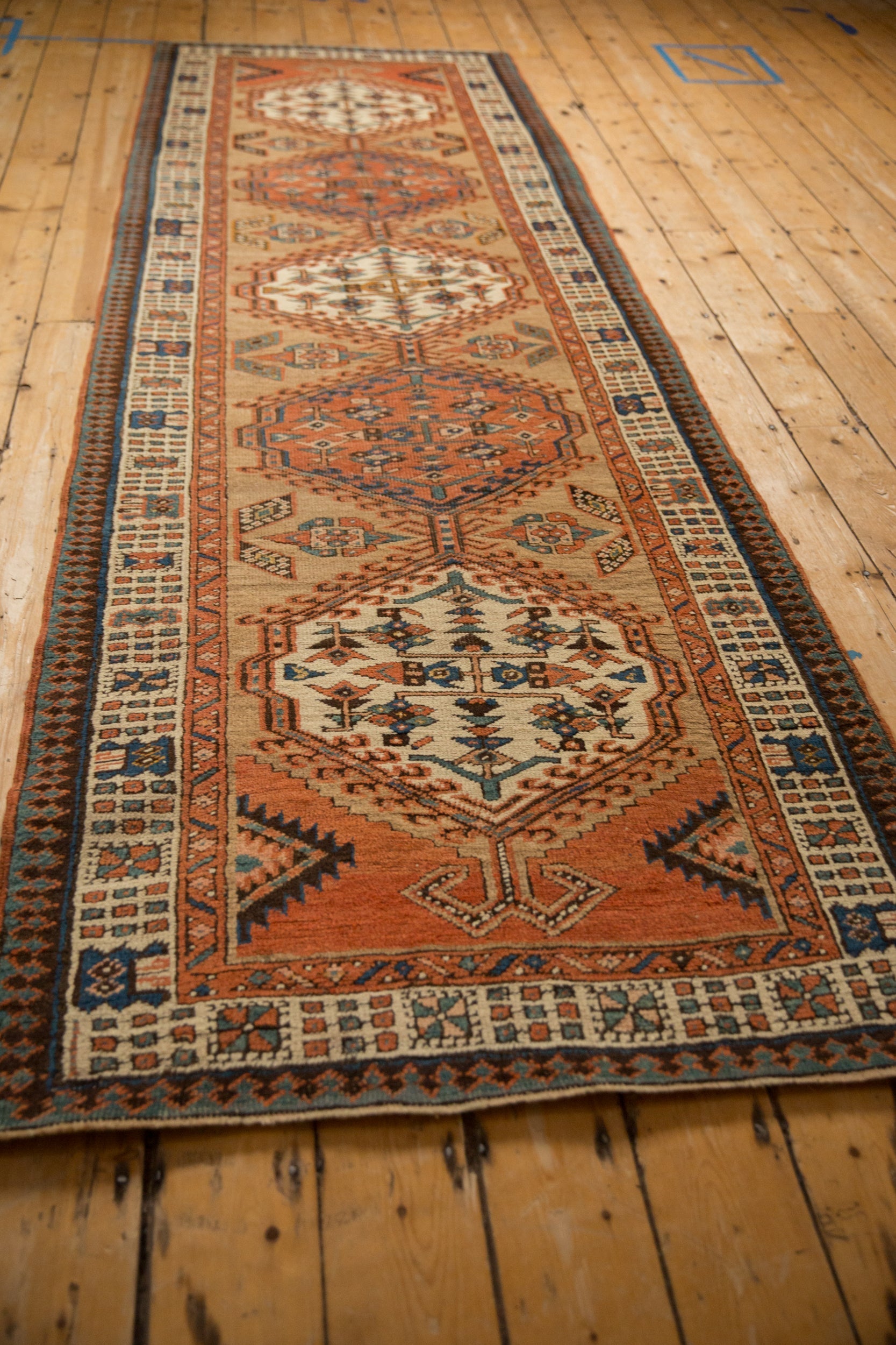 3.5x11 Antique Serab Rug Runner by Old New House® - product image 7 for Resin Society