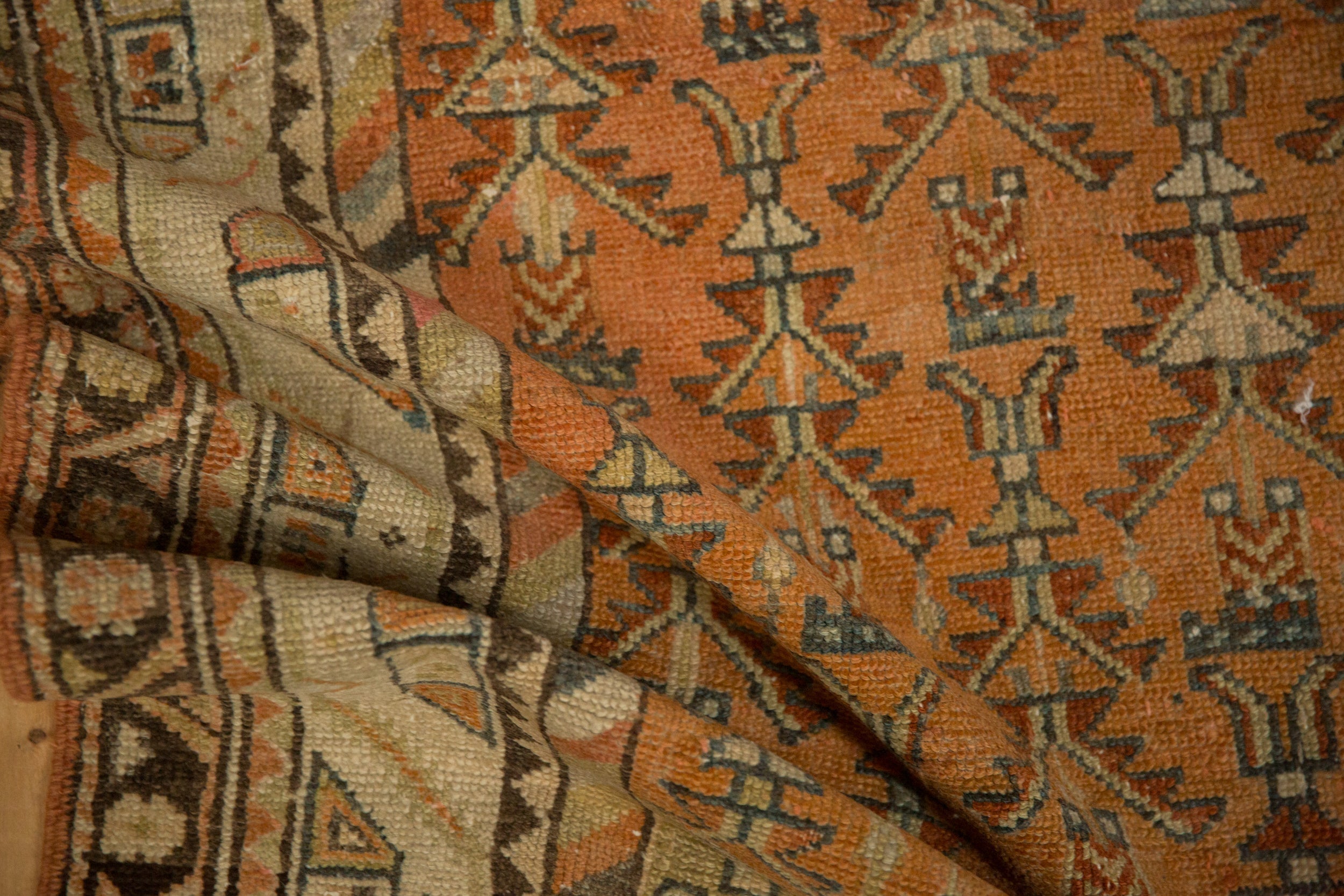 3x13.5 Vintage Distressed Malayer Rug Runner by Old New House® - product image 12 for Resin Society
