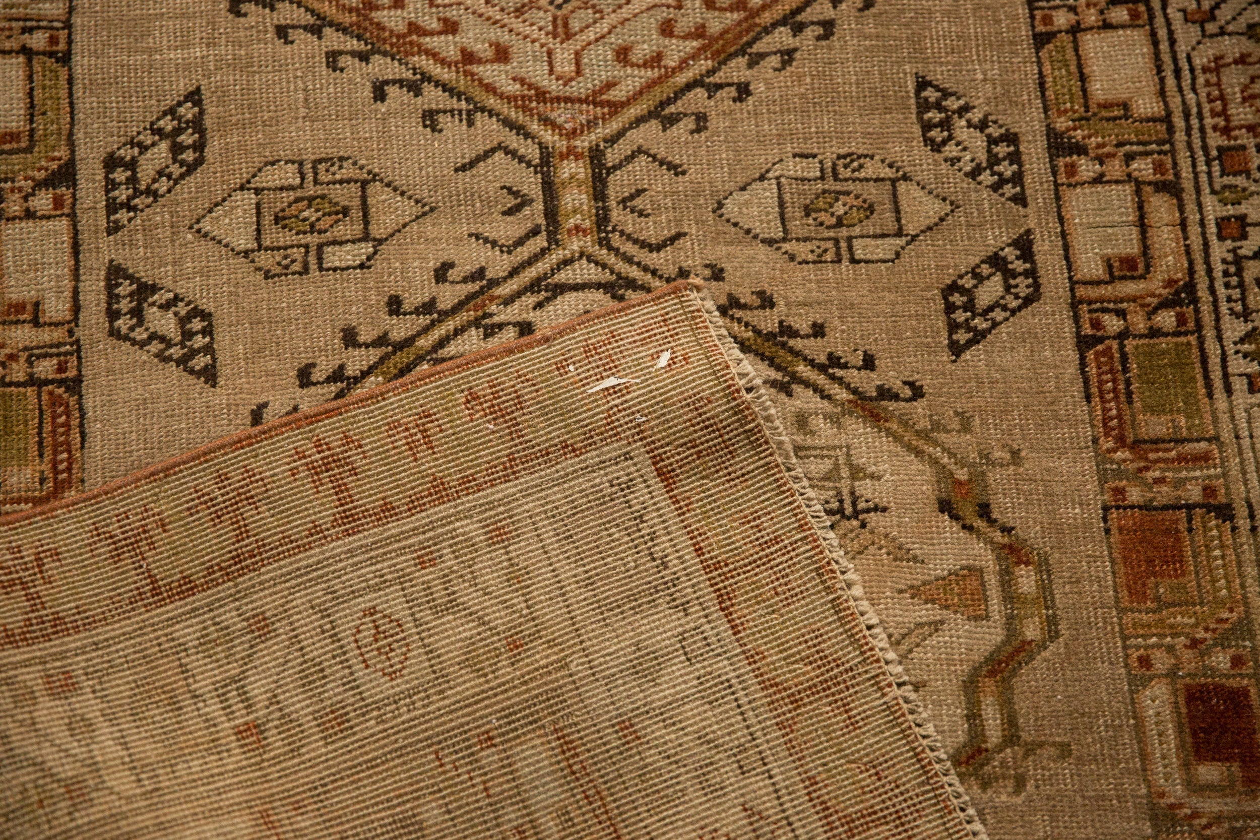 RESERVED 3.5x8.5 Vintage Distressed Serab Rug Runner