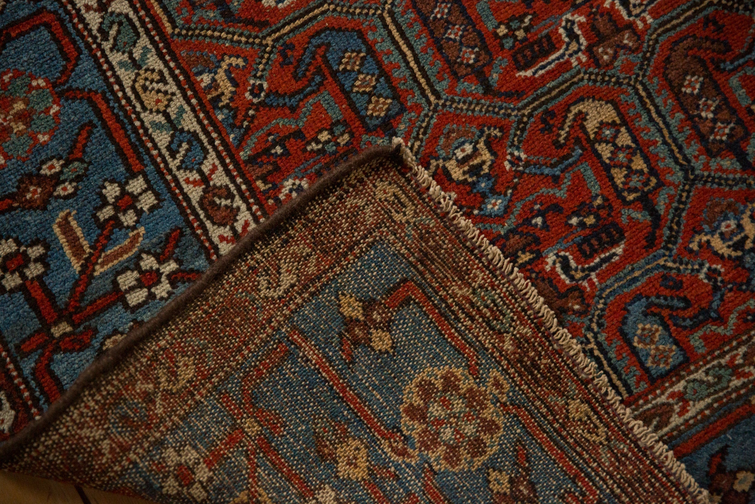 3.5x9.5 Antique Fine Kurdish Hamadan Rug Runner by Old New House® - product image 10 for Resin Society