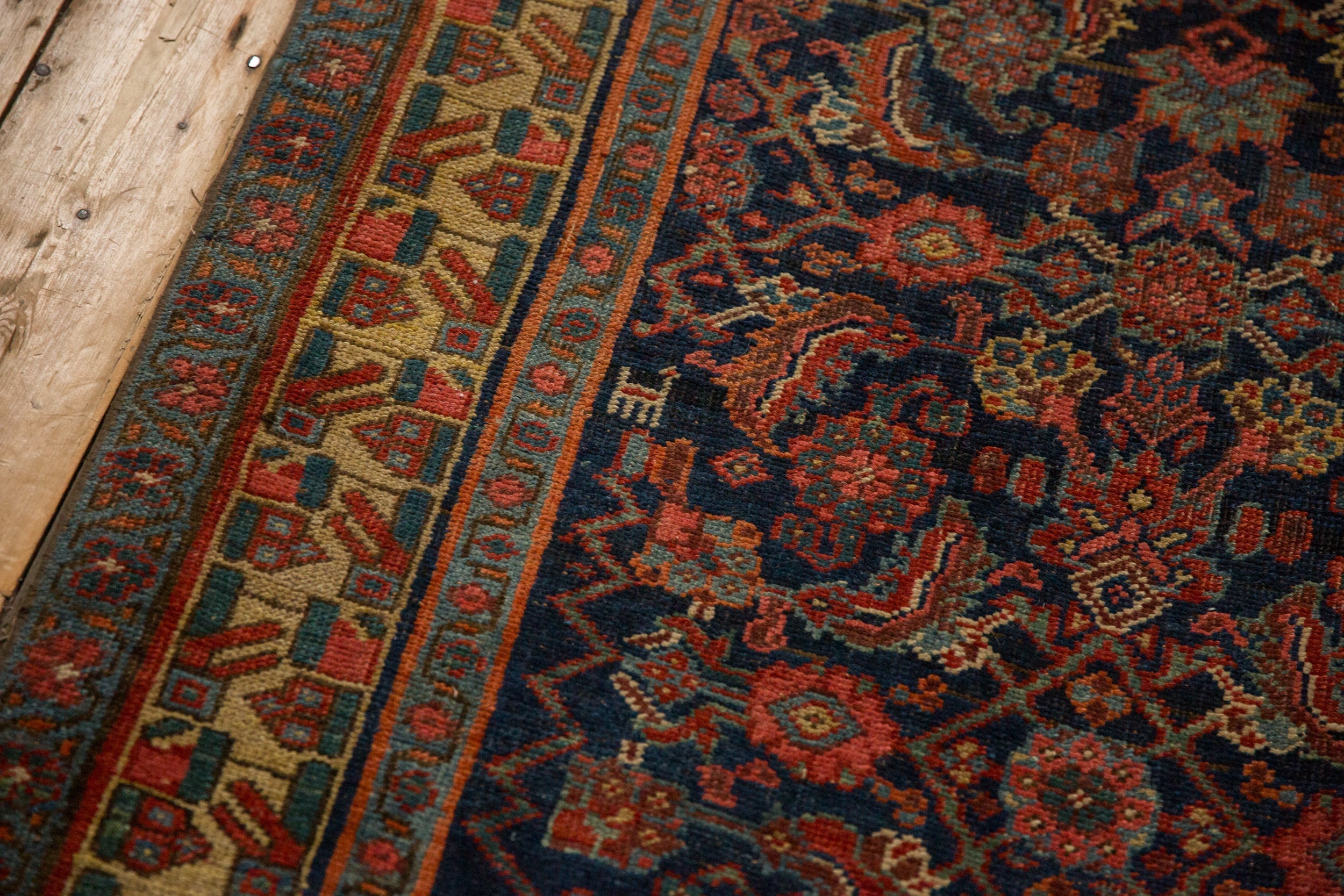 4x10.5 Antique Bijar Rug Runner by Old New House® - product image 9 for Resin Society