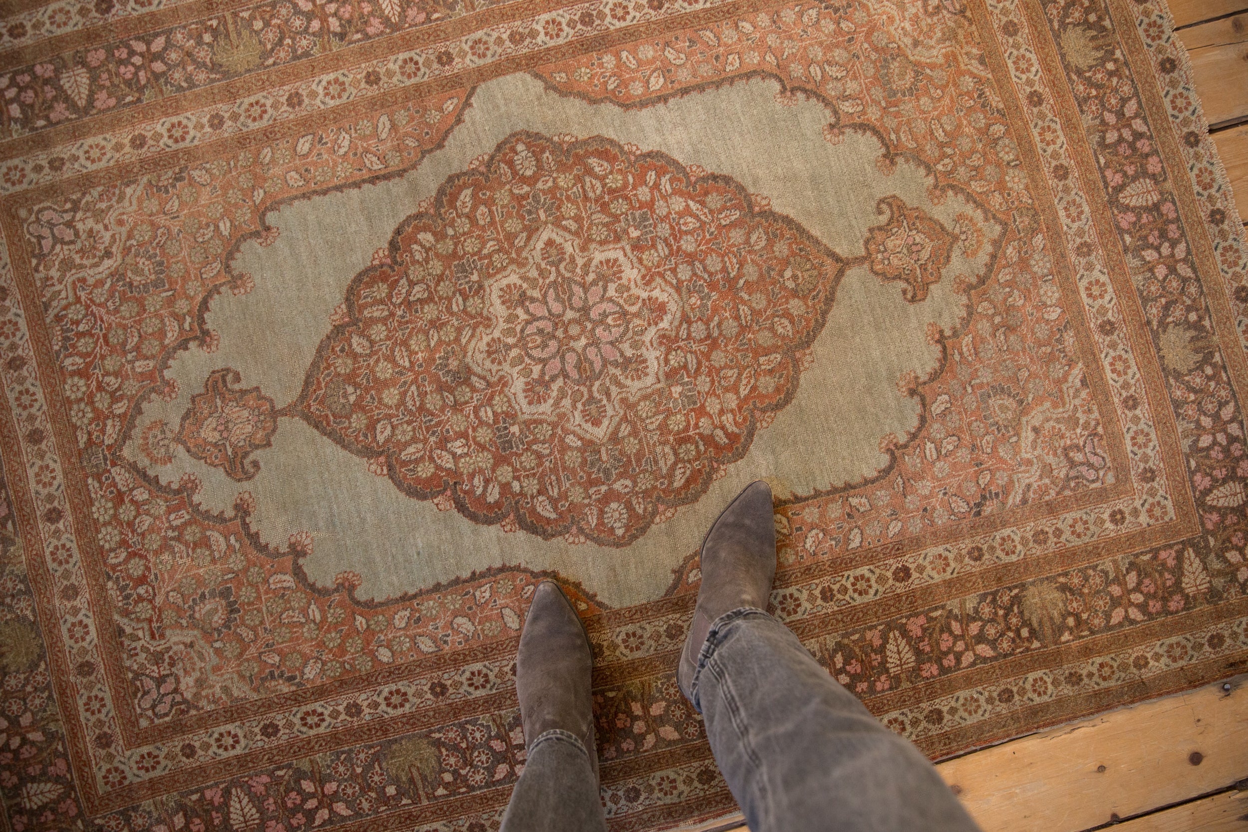 4x6 Antique Tabriz Rug by Old New House® - product image 2 for Resin Society