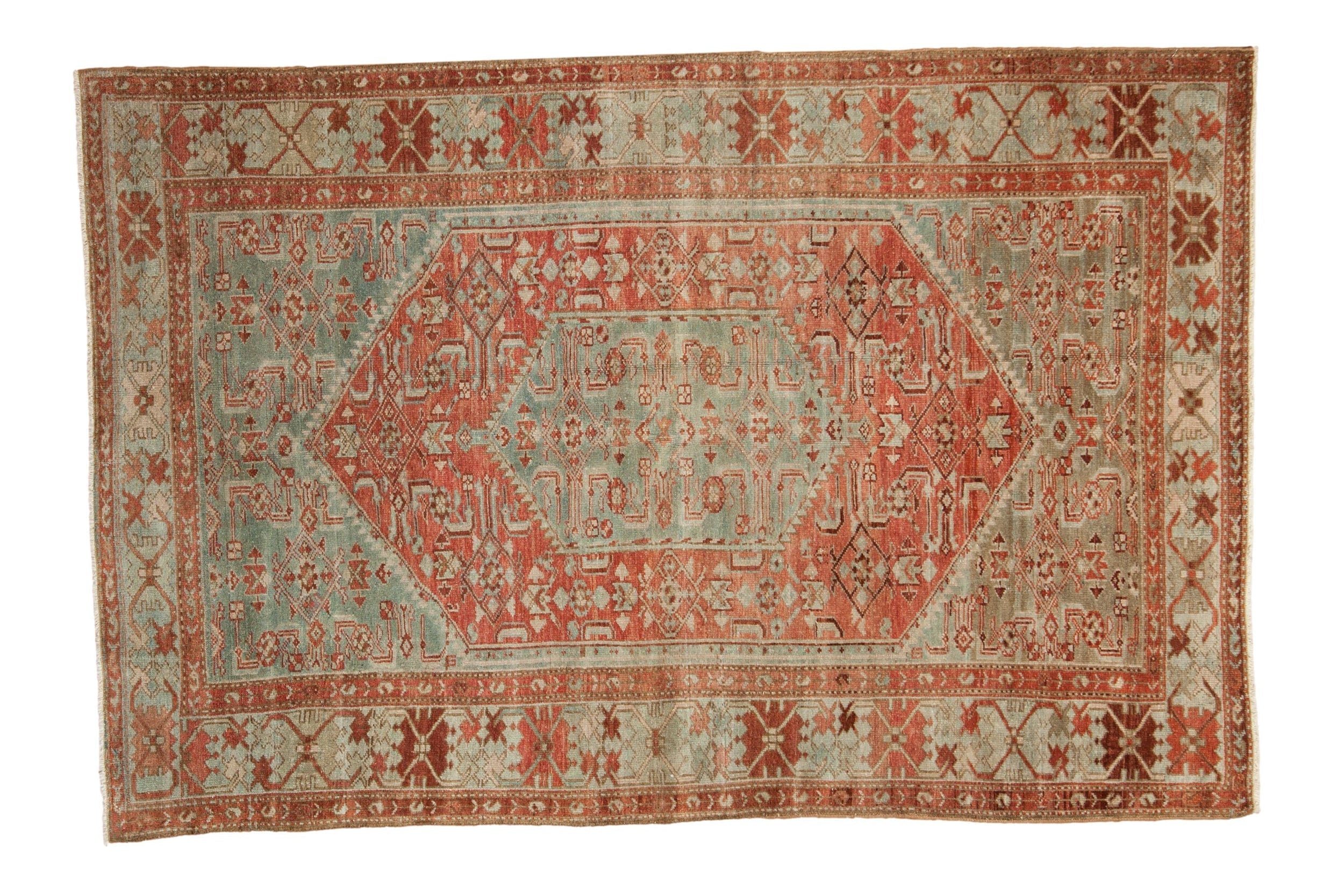 4x6.5 Vintage Distressed Malayer Rug by Old New House® - main product image for Resin Society