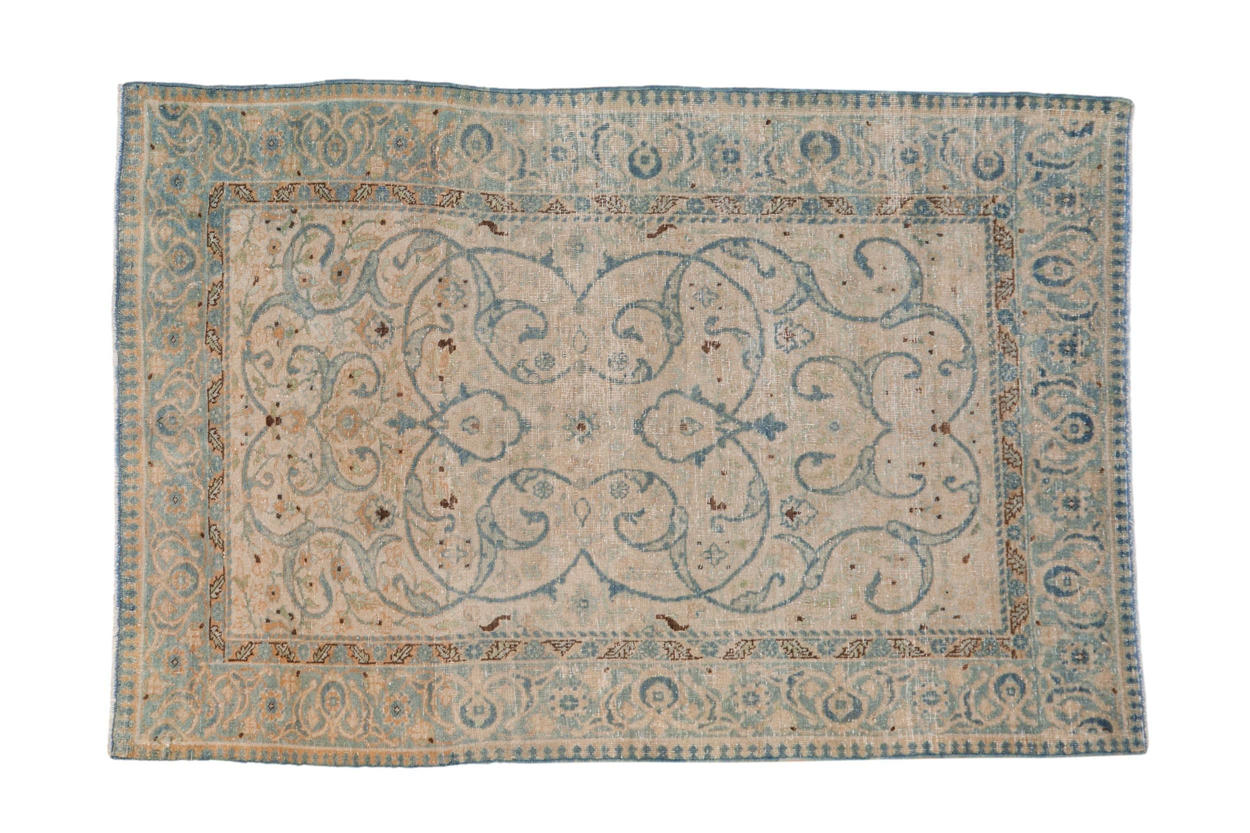 2.5x4 Vintage Distressed Tabriz Rug by Old New House® - main product image for Resin Society