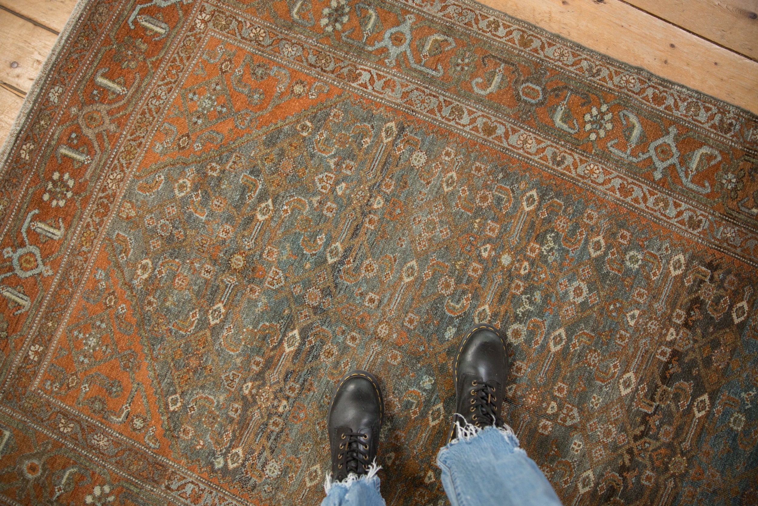 4.5x7.5 Vintage Distressed Malayer Rug by Old New House® - product image 2 for Resin Society