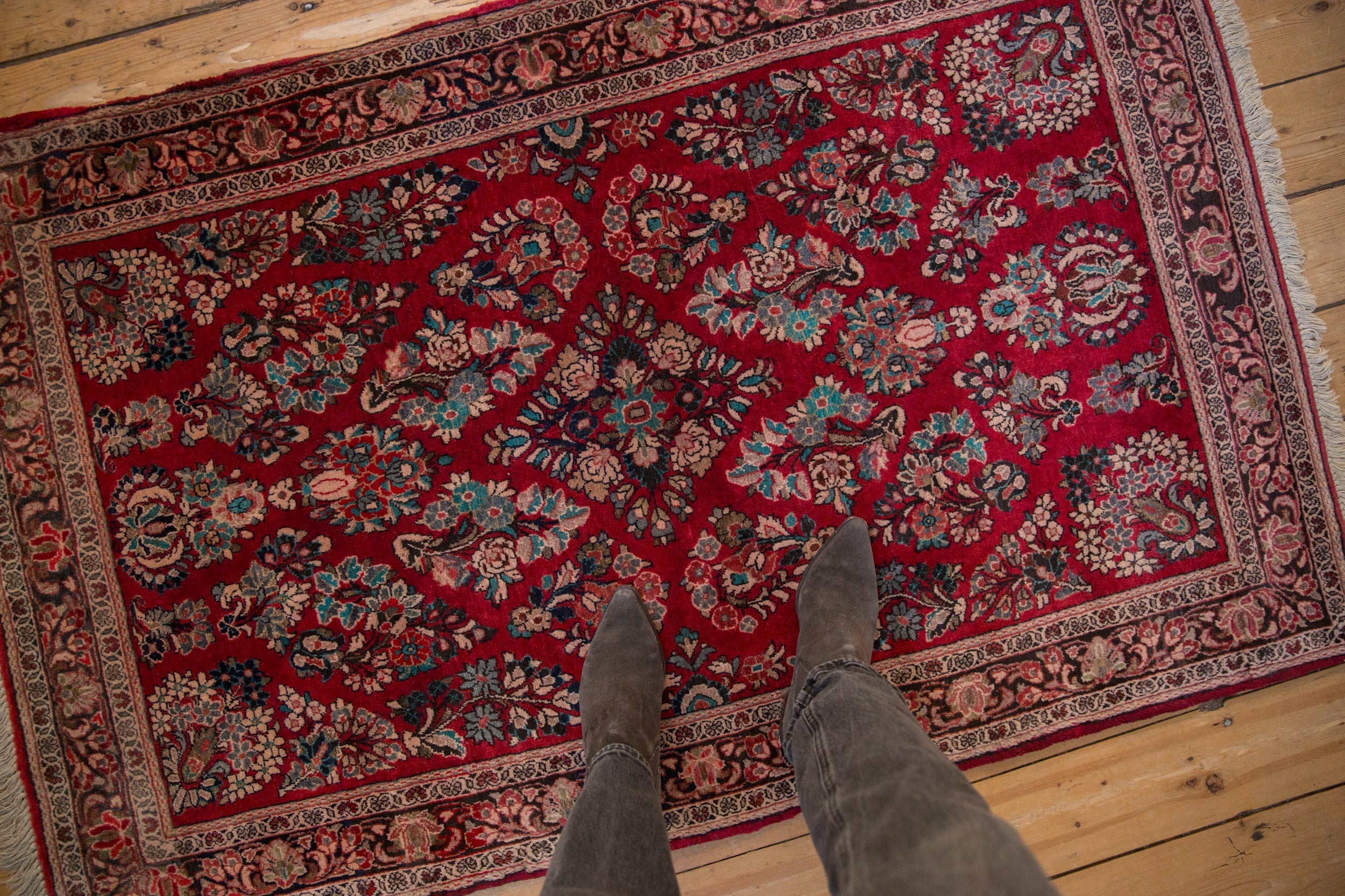 3.5x5 Vintage Fine Sarouk Rug by Old New House® - product image 2 for Resin Society