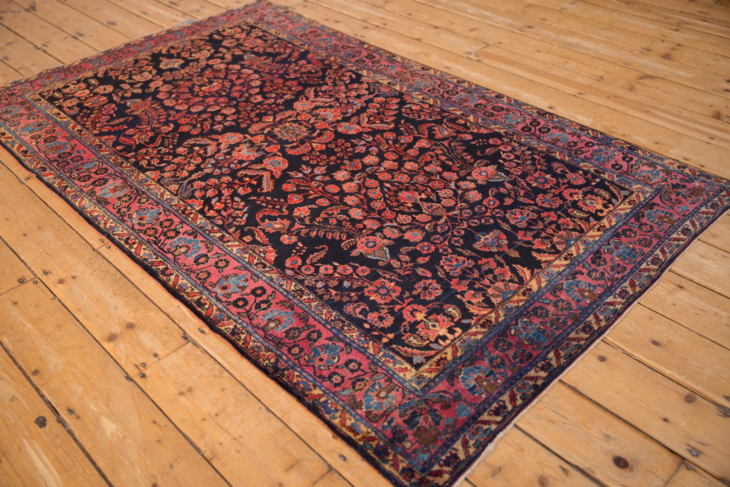 4x6.5 Antique Mohajeran Sarouk Rug by Old New House® - product image 3 for Resin Society