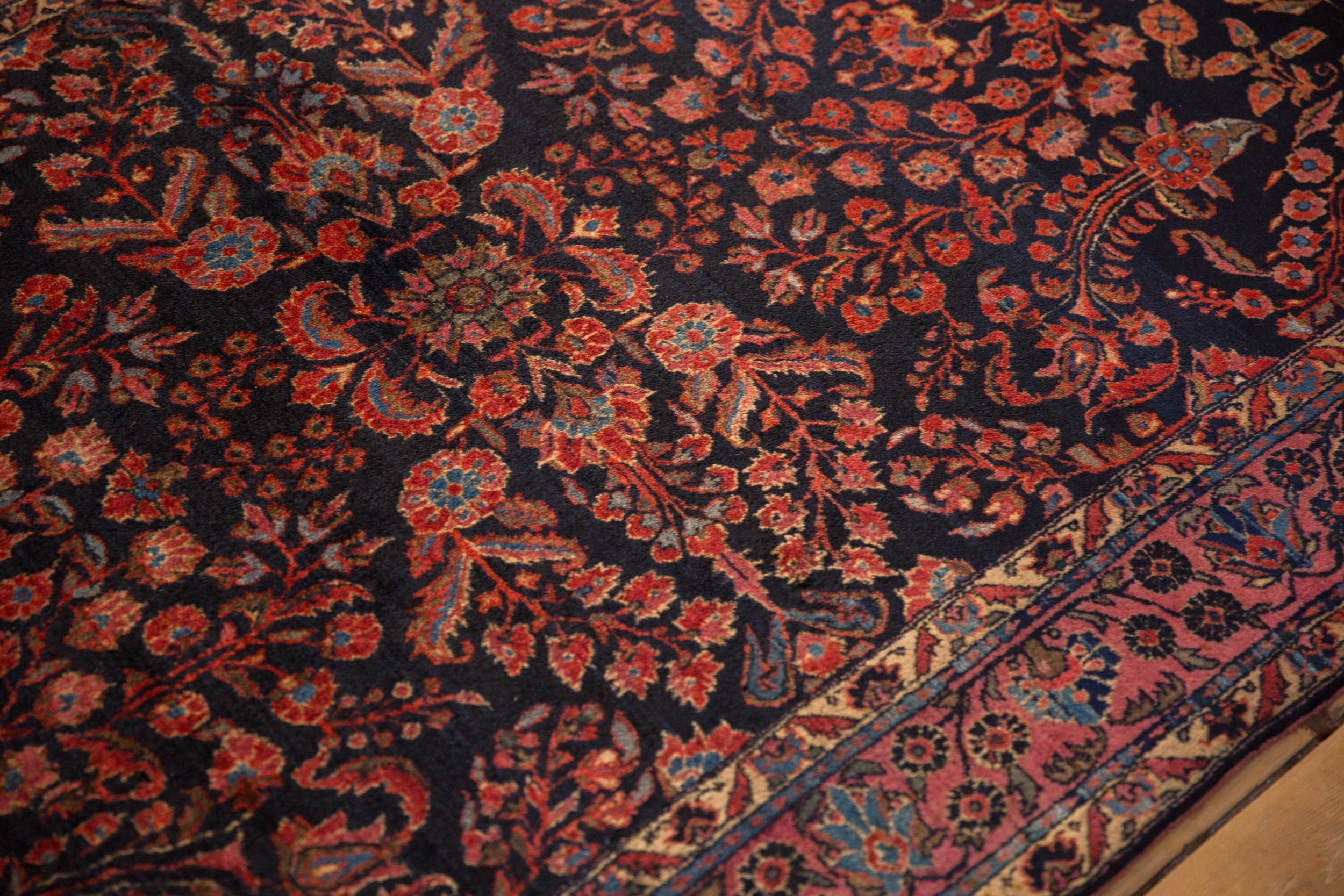 4x6.5 Antique Mohajeran Sarouk Rug by Old New House® - product image 6 for Resin Society