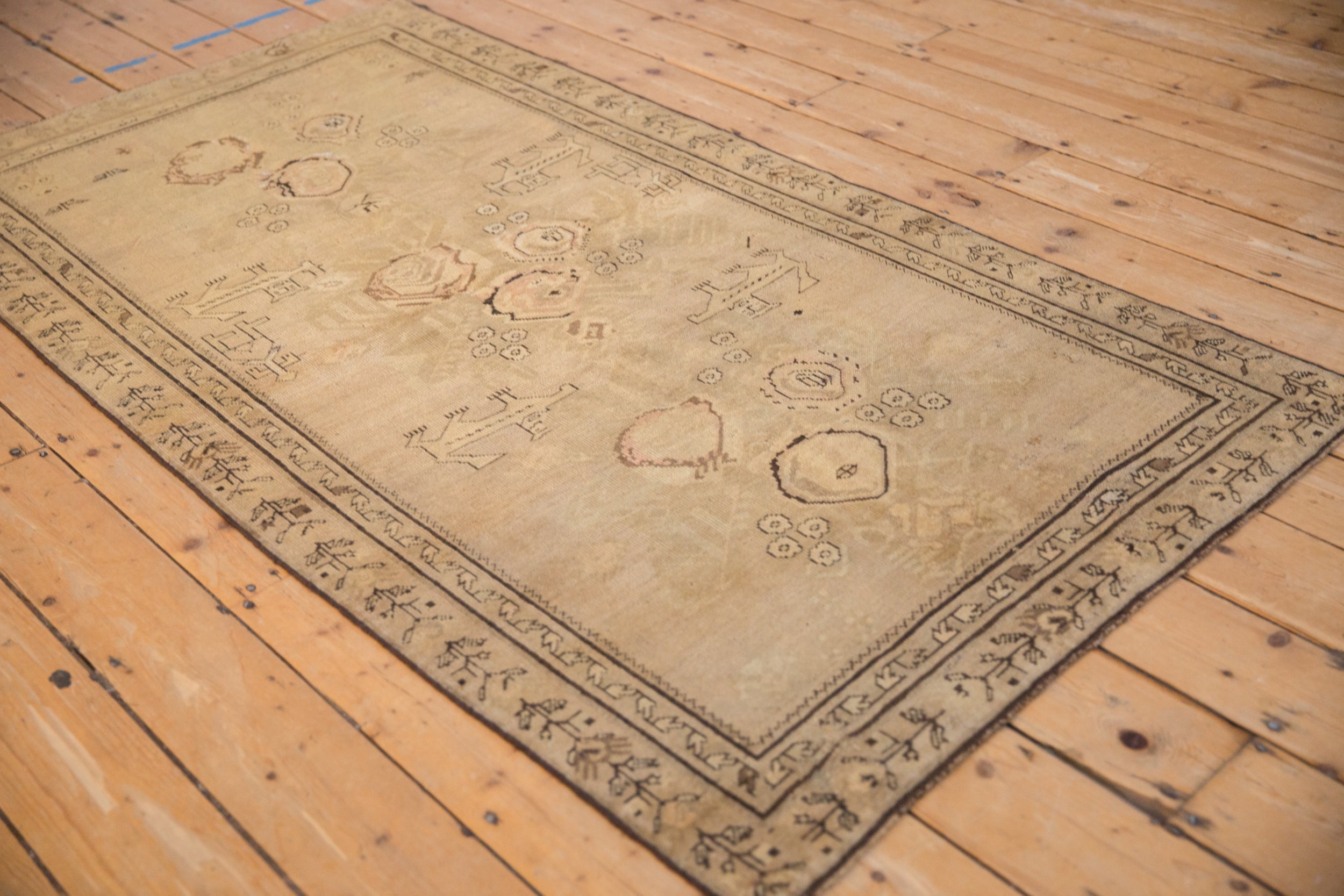 3.5x6.5 Antique Distressed Karabagh Rug by Old New House® - product image 4 for Resin Society
