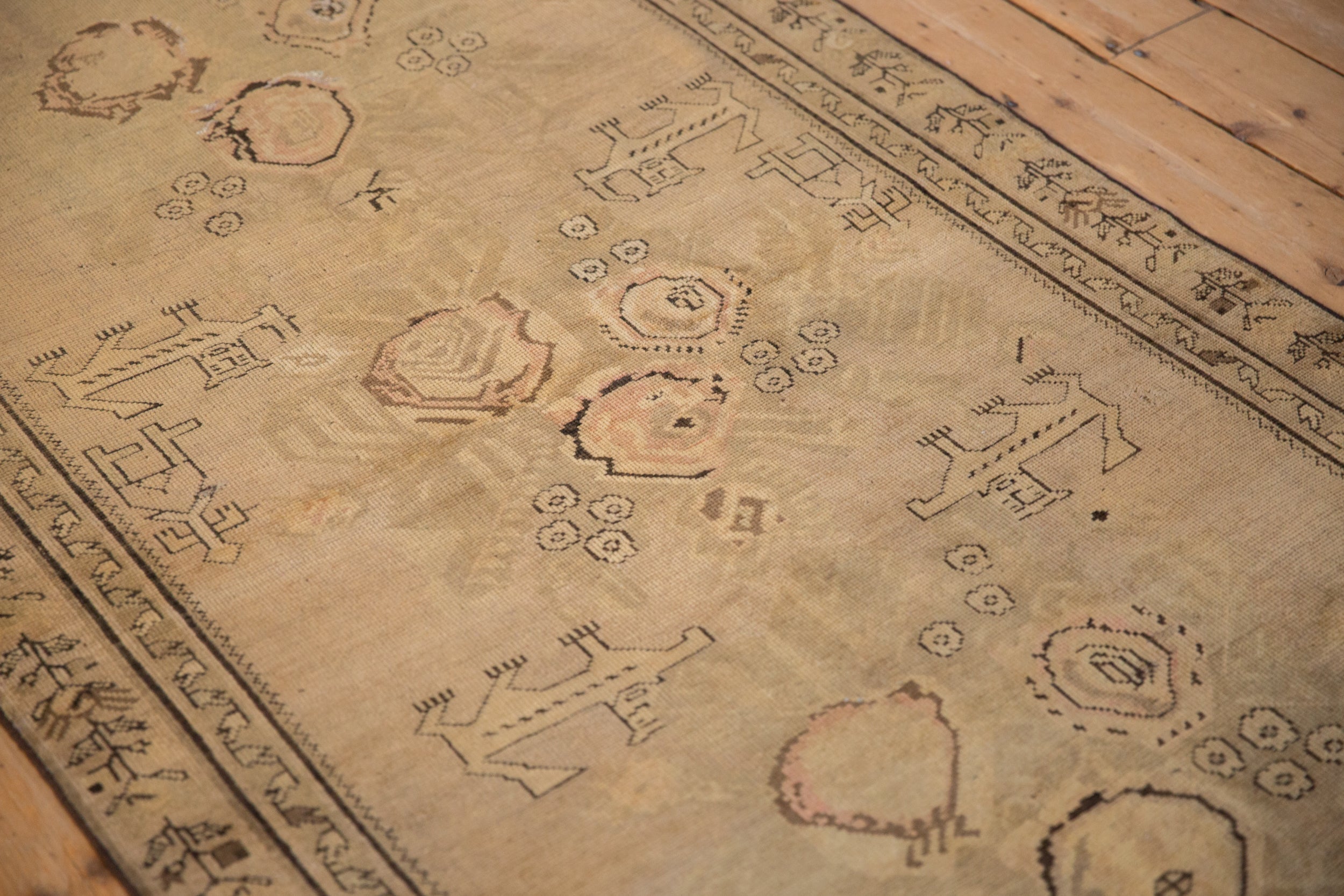 3.5x6.5 Antique Distressed Karabagh Rug by Old New House® - product image 5 for Resin Society