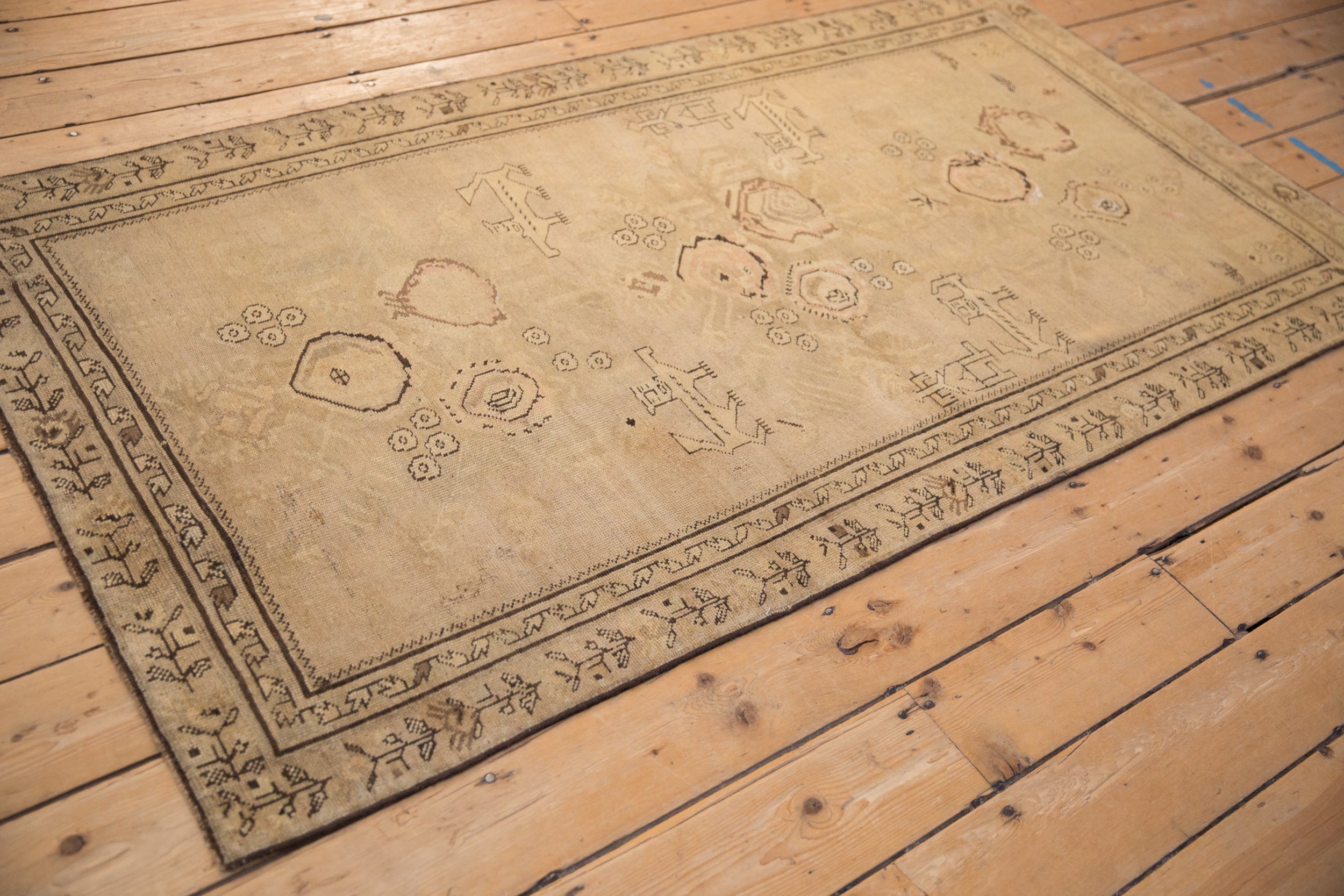 3.5x6.5 Antique Distressed Karabagh Rug by Old New House® - product image 8 for Resin Society