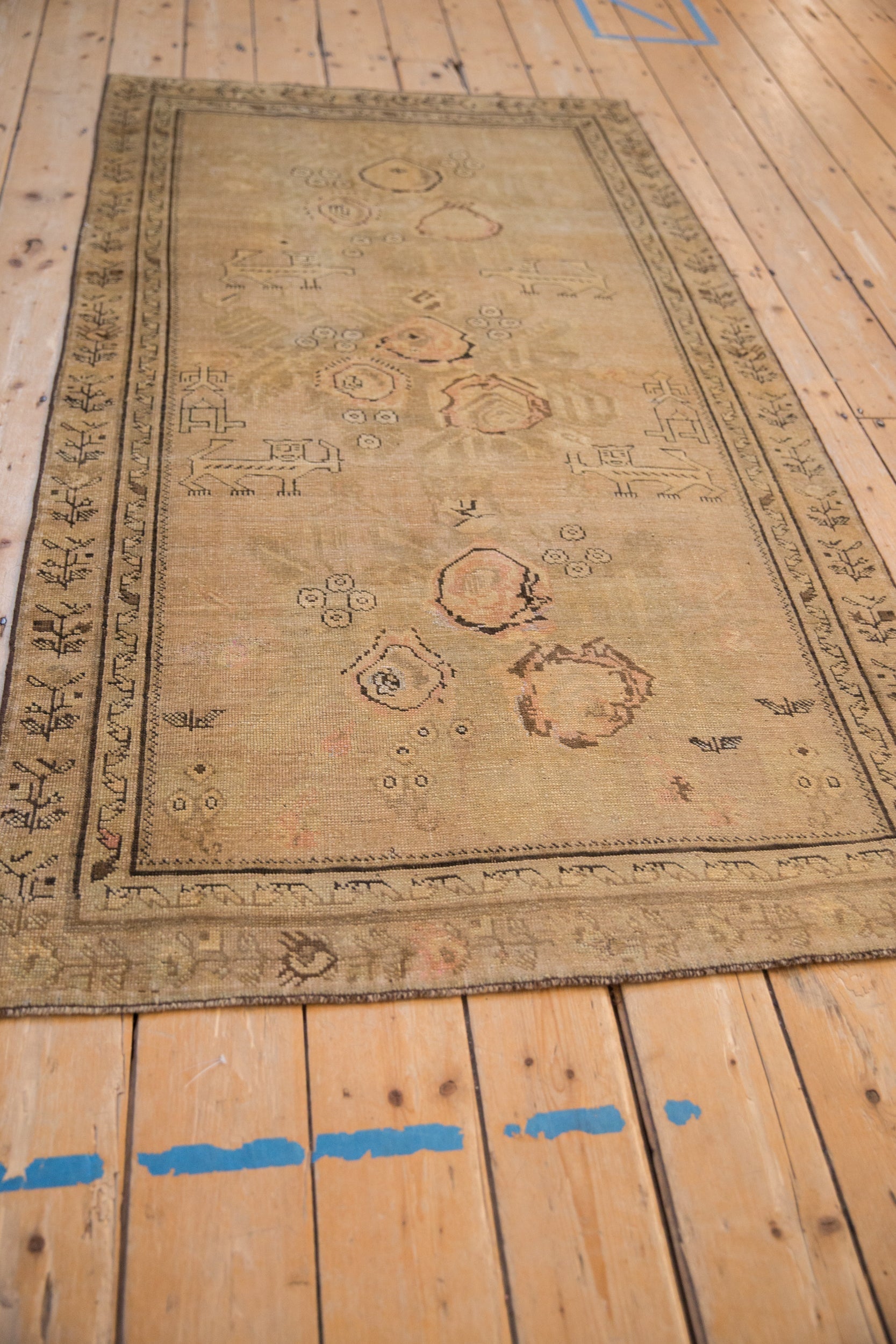 3.5x6.5 Antique Distressed Karabagh Rug by Old New House® - product image 11 for Resin Society