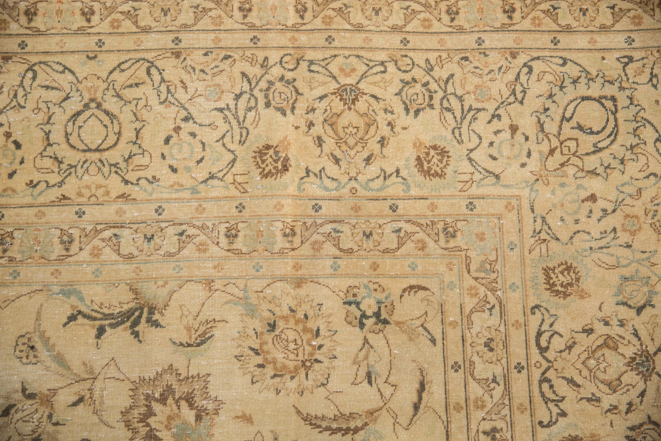 8.5x11.5 Vintage Distressed Kashan Carpet by Old New House® - product image 3 for Resin Society